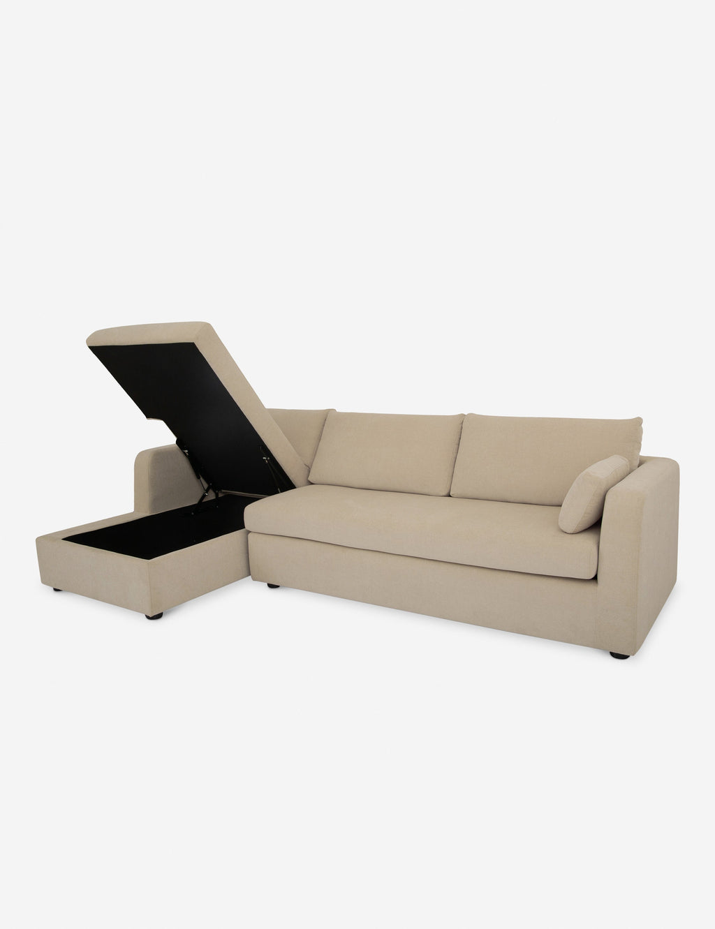 Lulu and Georgia - Engen Sleeper Sectional With Storage Chaise