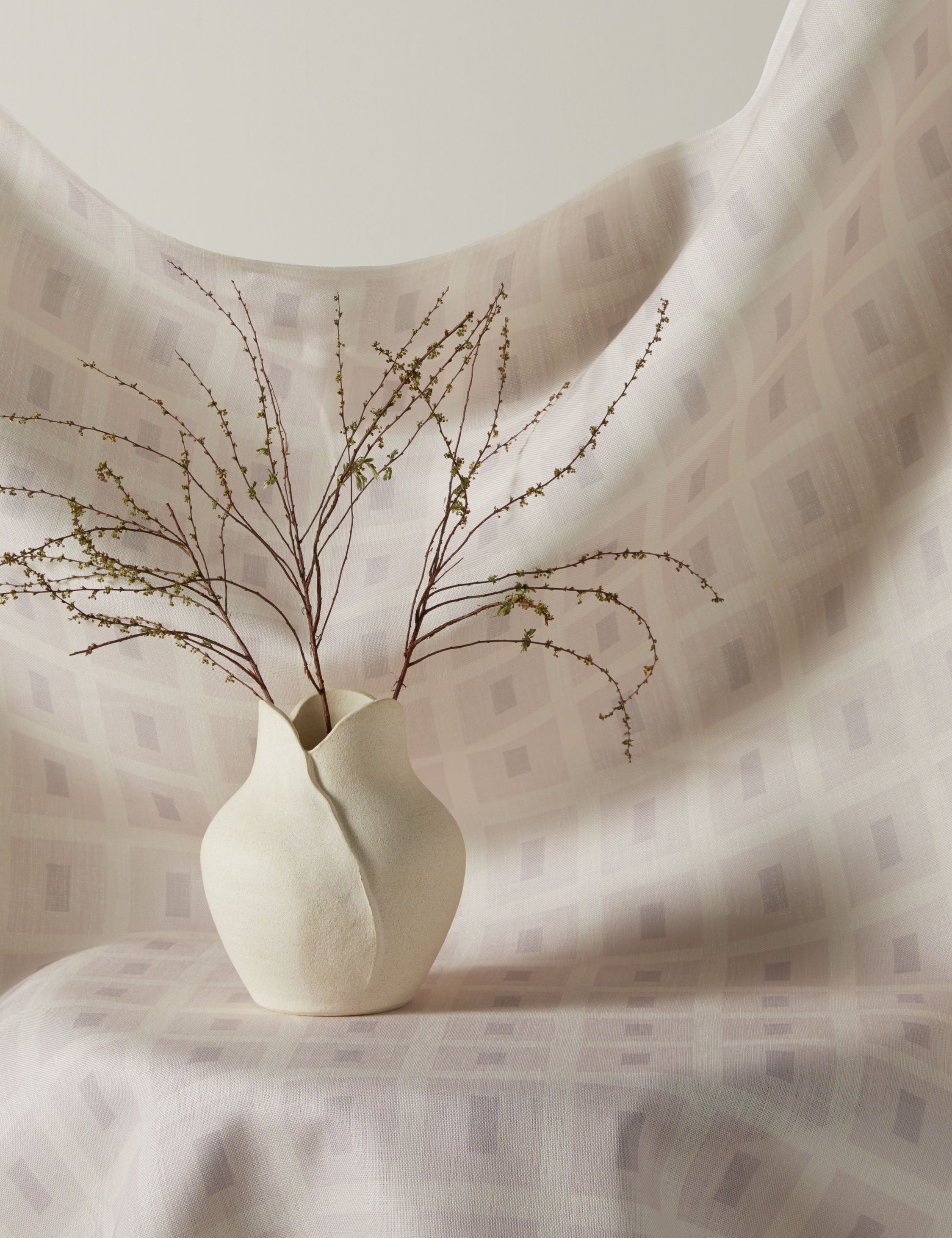 Lulu and Georgia - Valla Linen Fabric by Annie Coop