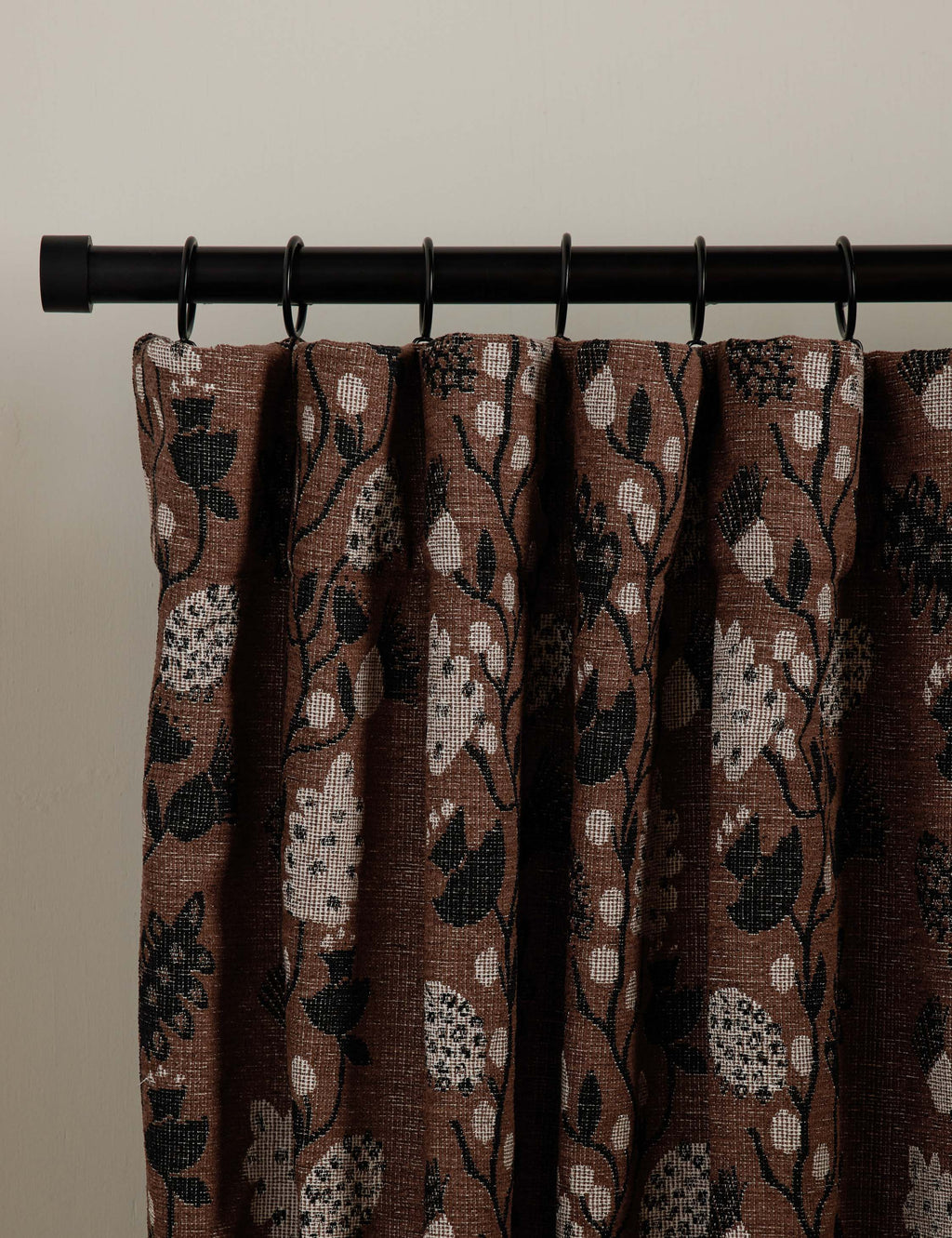 Lulu and Georgia - Vini Botanical Jacquard Curtain Panel by Sarah Sherman Samuel