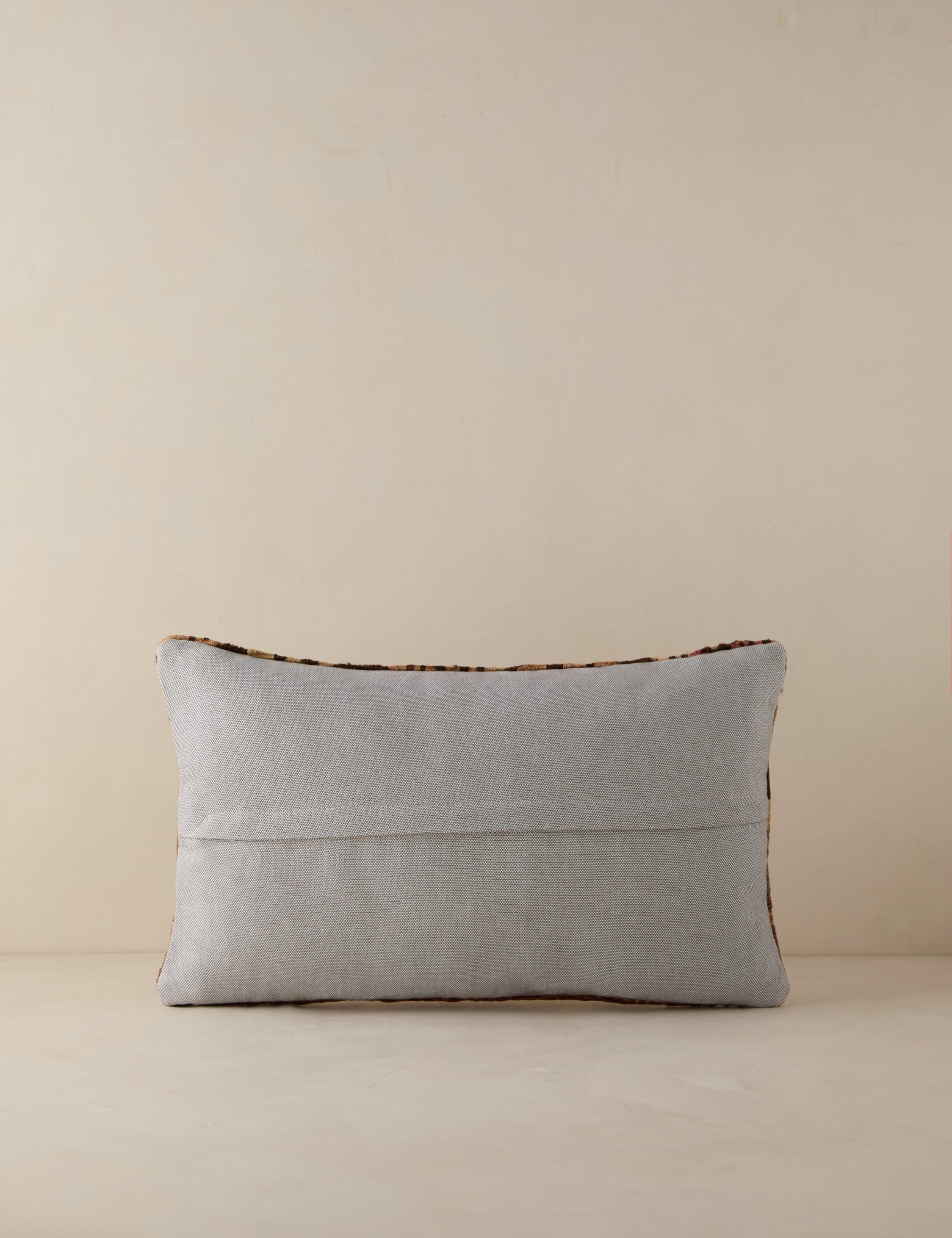 Lulu and Georgia - Vintage Lumbar Pillow No. 182, 12" x 20"