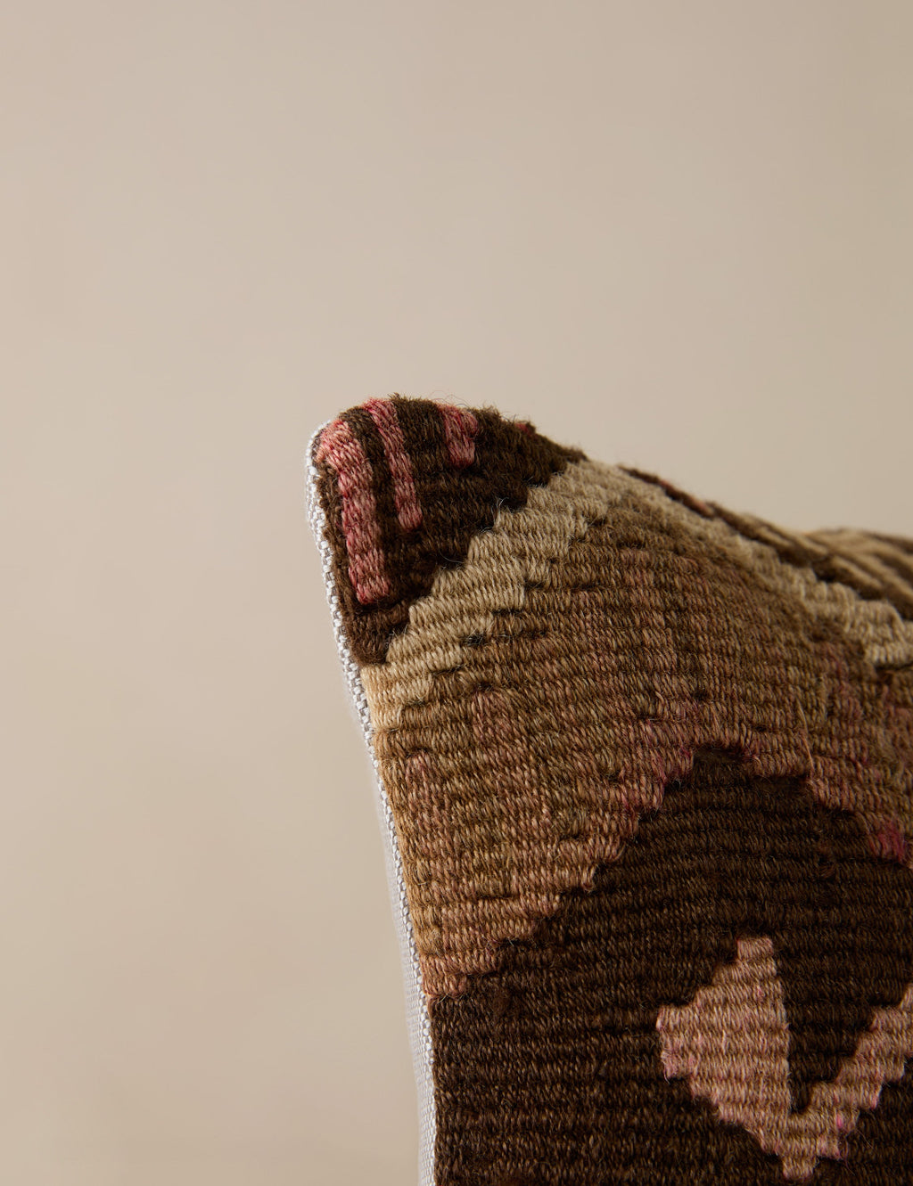 Lulu and Georgia - Vintage Lumbar Pillow No. 182, 12" x 20"
