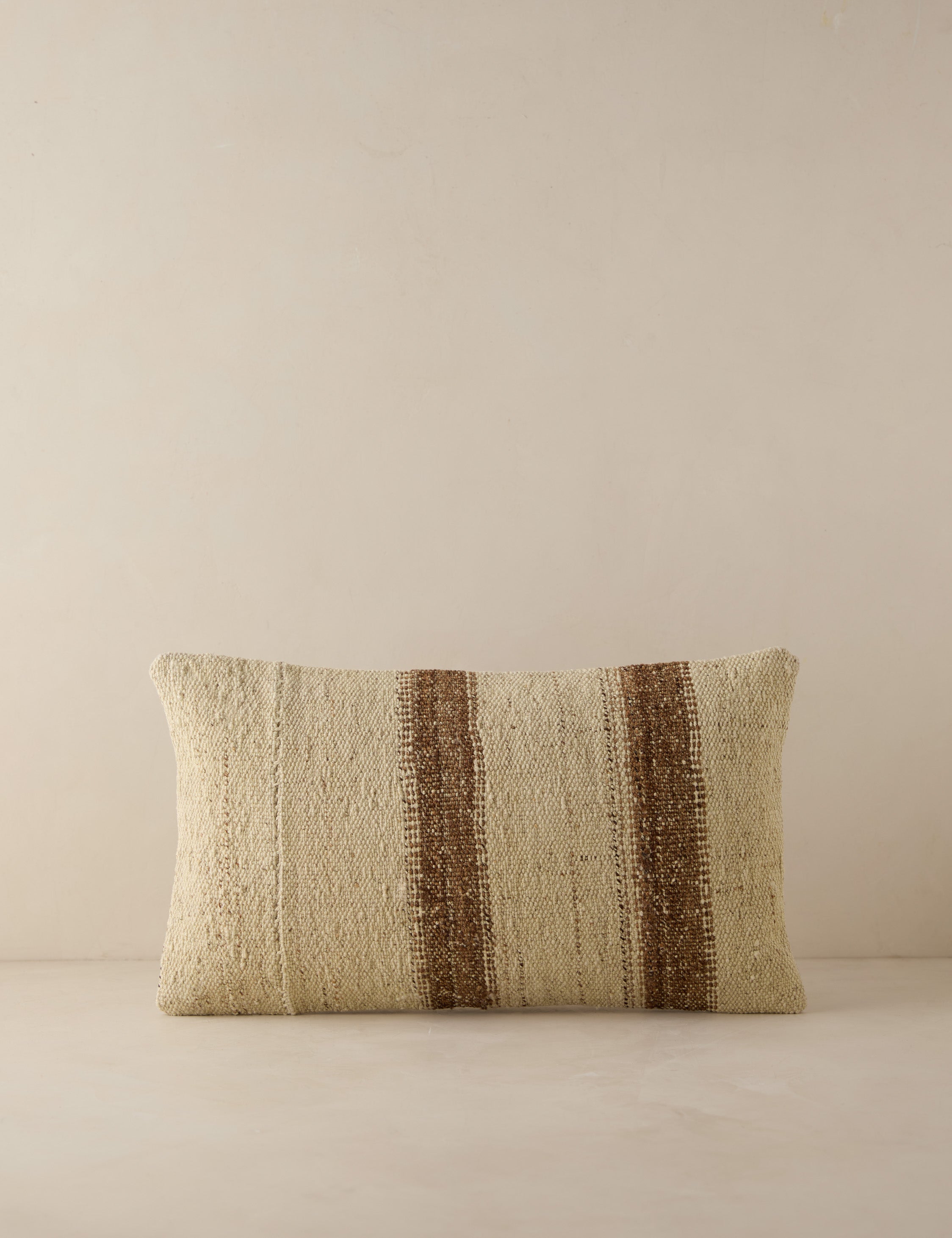 Lulu and Georgia - Vintage Lumbar Pillow No. 185, 12" x 20"