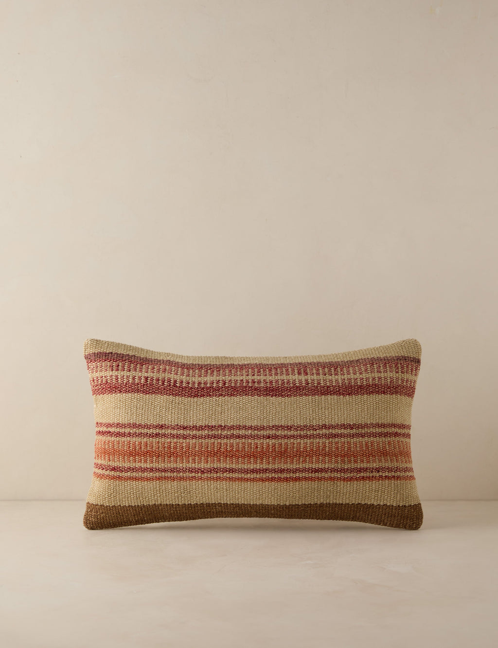 Lulu and Georgia - Vintage Lumbar Pillow No. 186, 12" x 20"