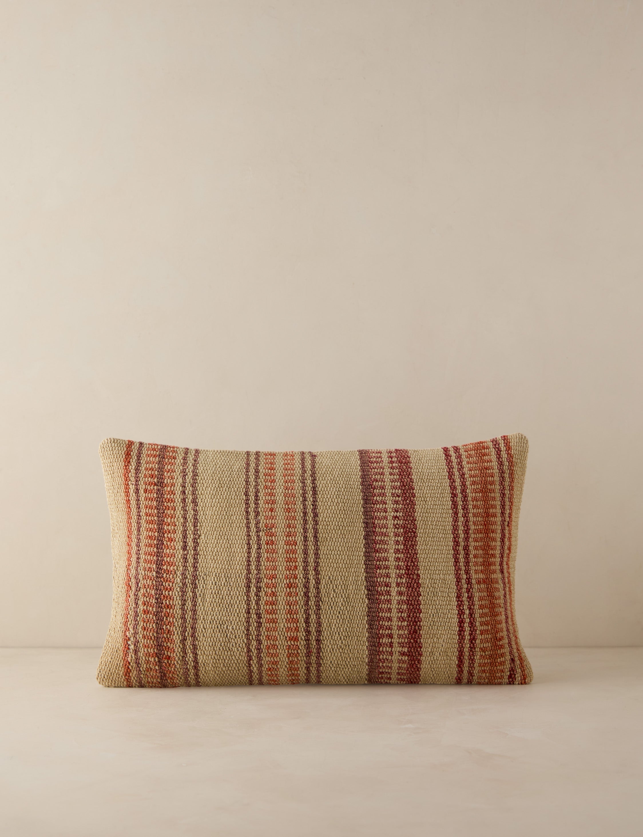 Lulu and Georgia - Vintage Lumbar Pillow No. 189, 12" x 20"
