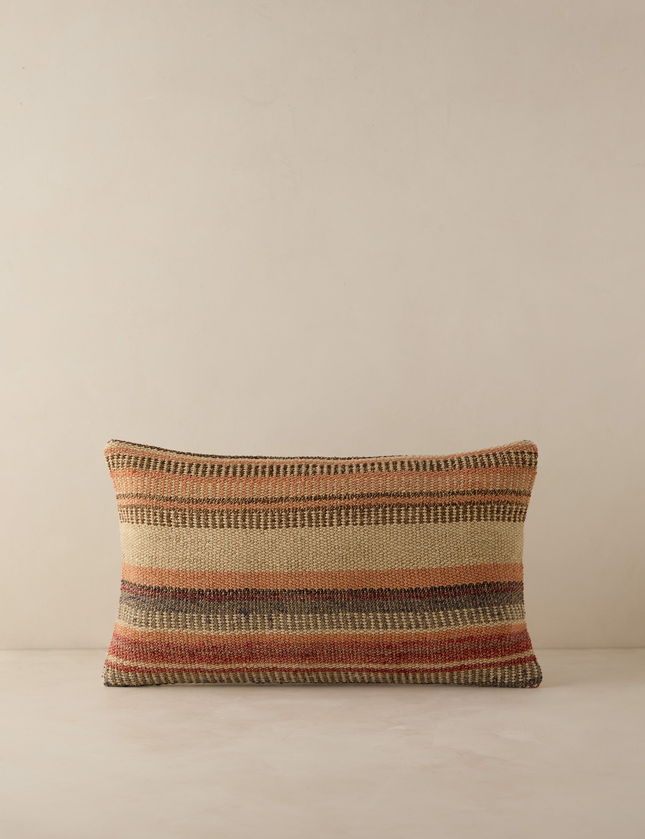 Lulu and Georgia - Vintage Lumbar Pillow No. 190, 12" x 20"