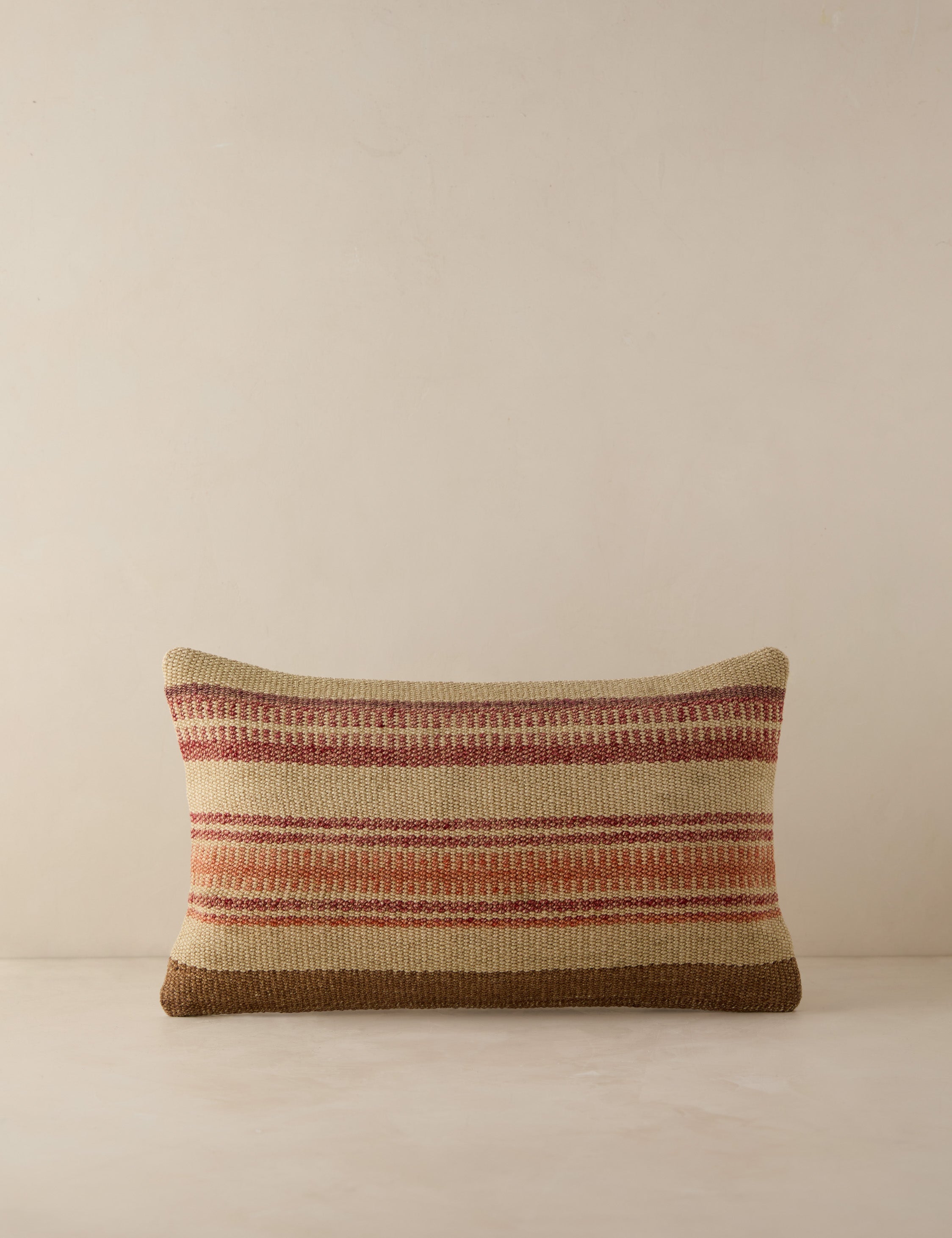 Lulu and Georgia - Vintage Lumbar Pillow No. 191, 12" x 20"