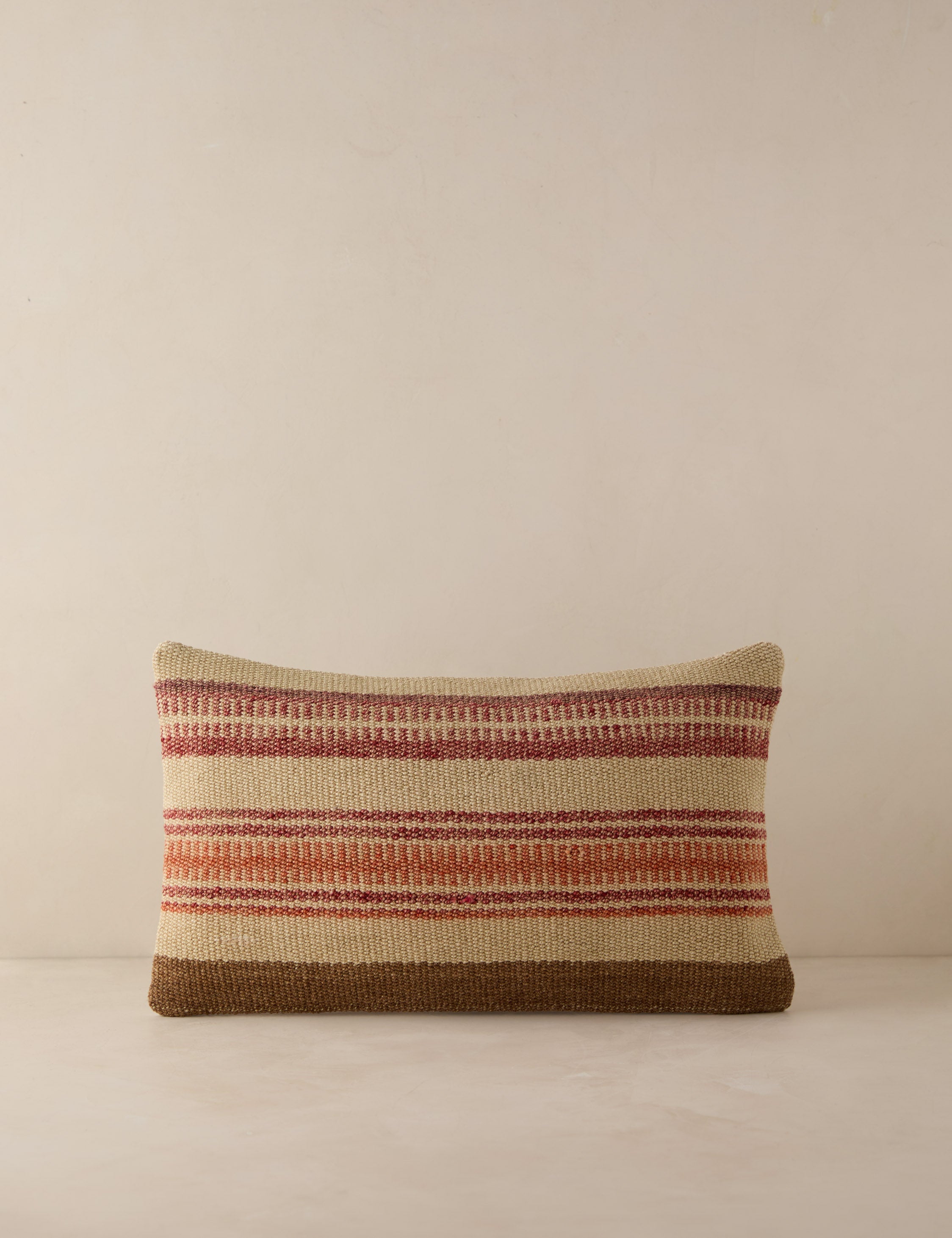 Lulu and Georgia - Vintage Lumbar Pillow No. 194, 12" x 20"