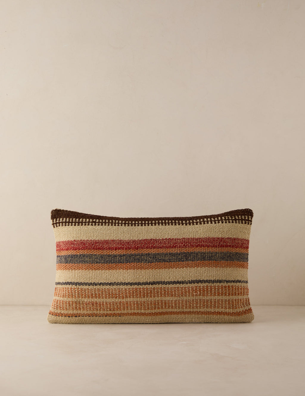 Lulu and Georgia - Vintage Lumbar Pillow No. 196, 12" x 20"