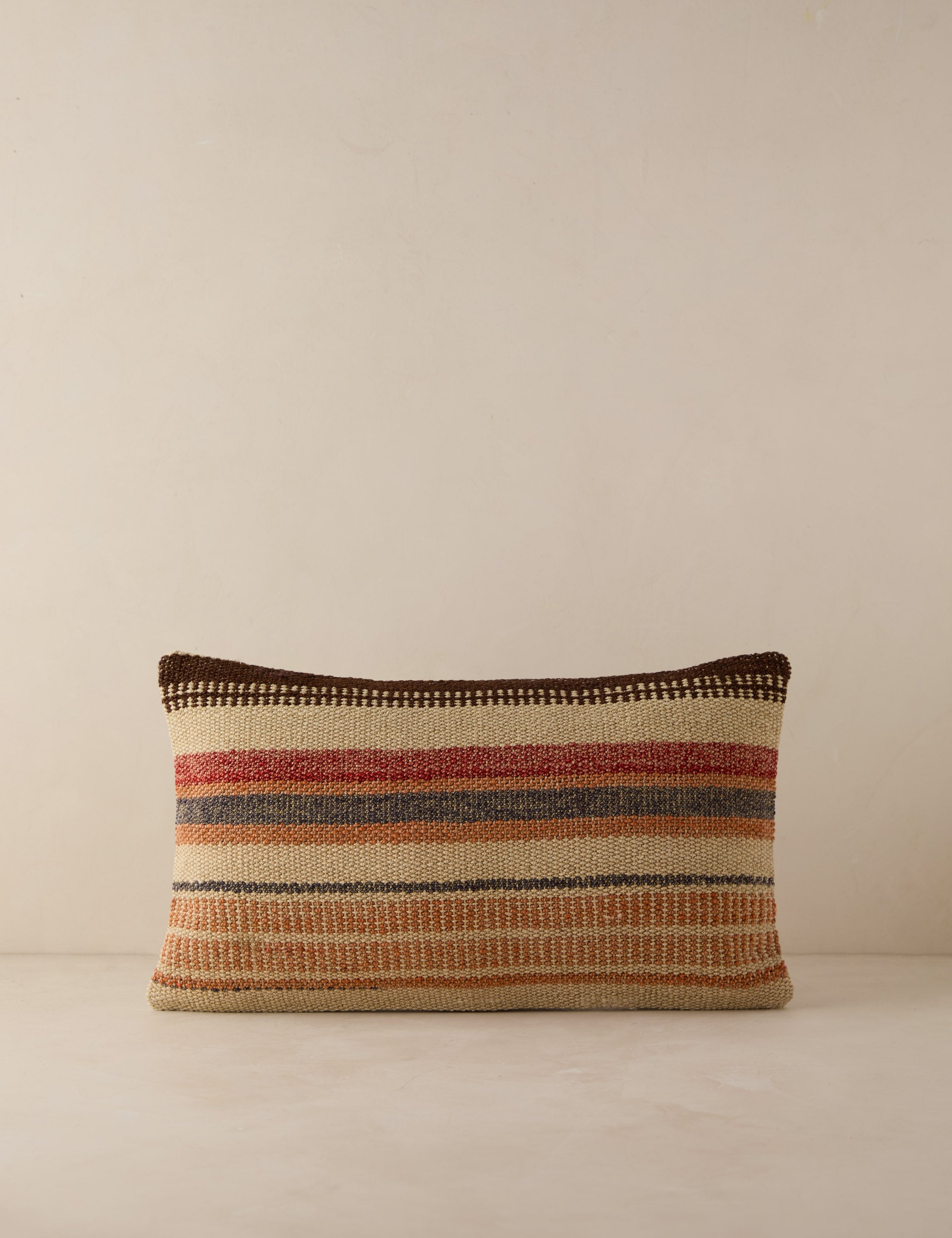Lulu and Georgia - Vintage Lumbar Pillow No. 196, 12" x 20"