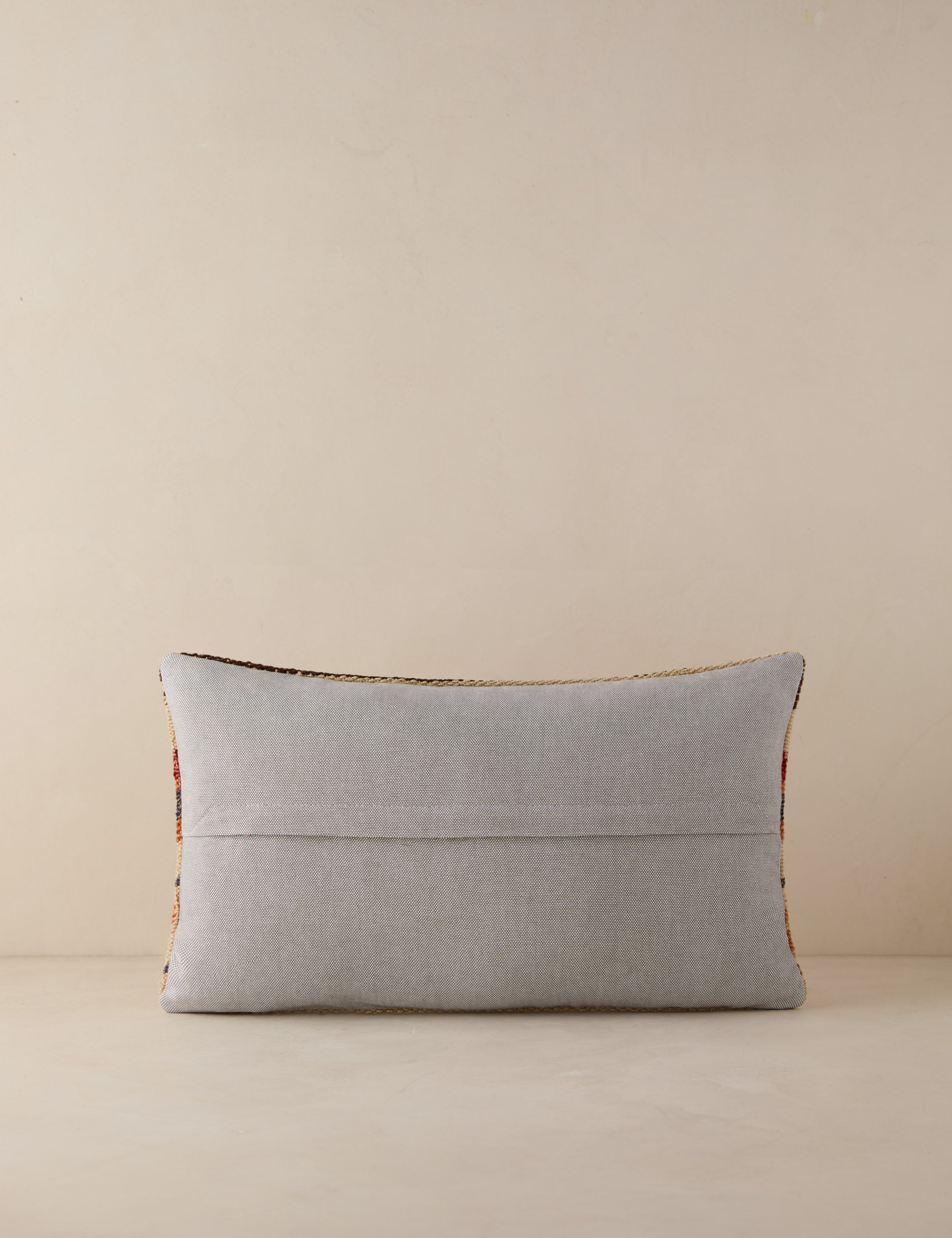 Lulu and Georgia - Vintage Lumbar Pillow No. 196, 12" x 20"