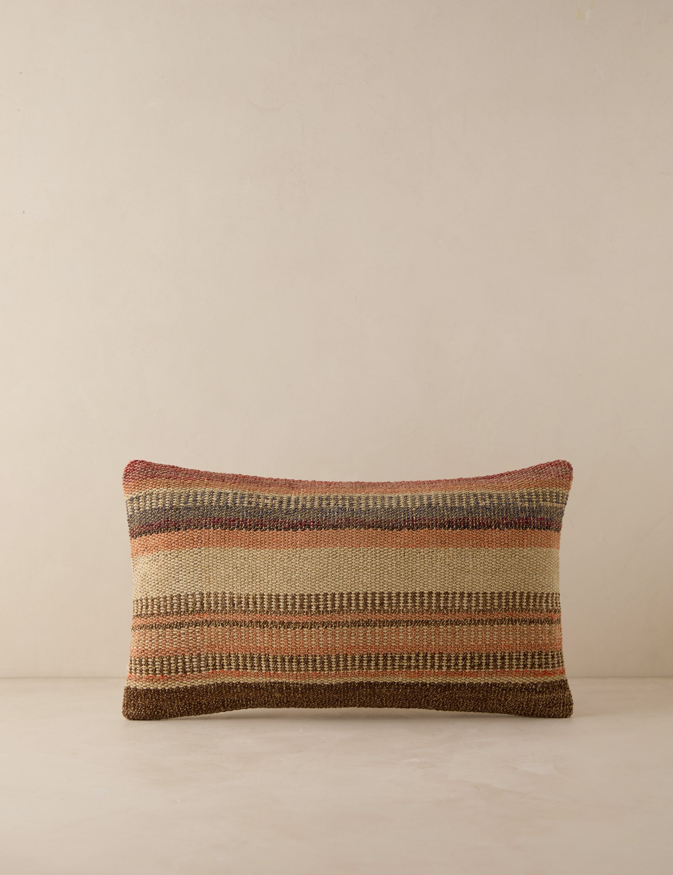 Lulu and Georgia - Vintage Lumbar Pillow No. 198, 12" x 20"