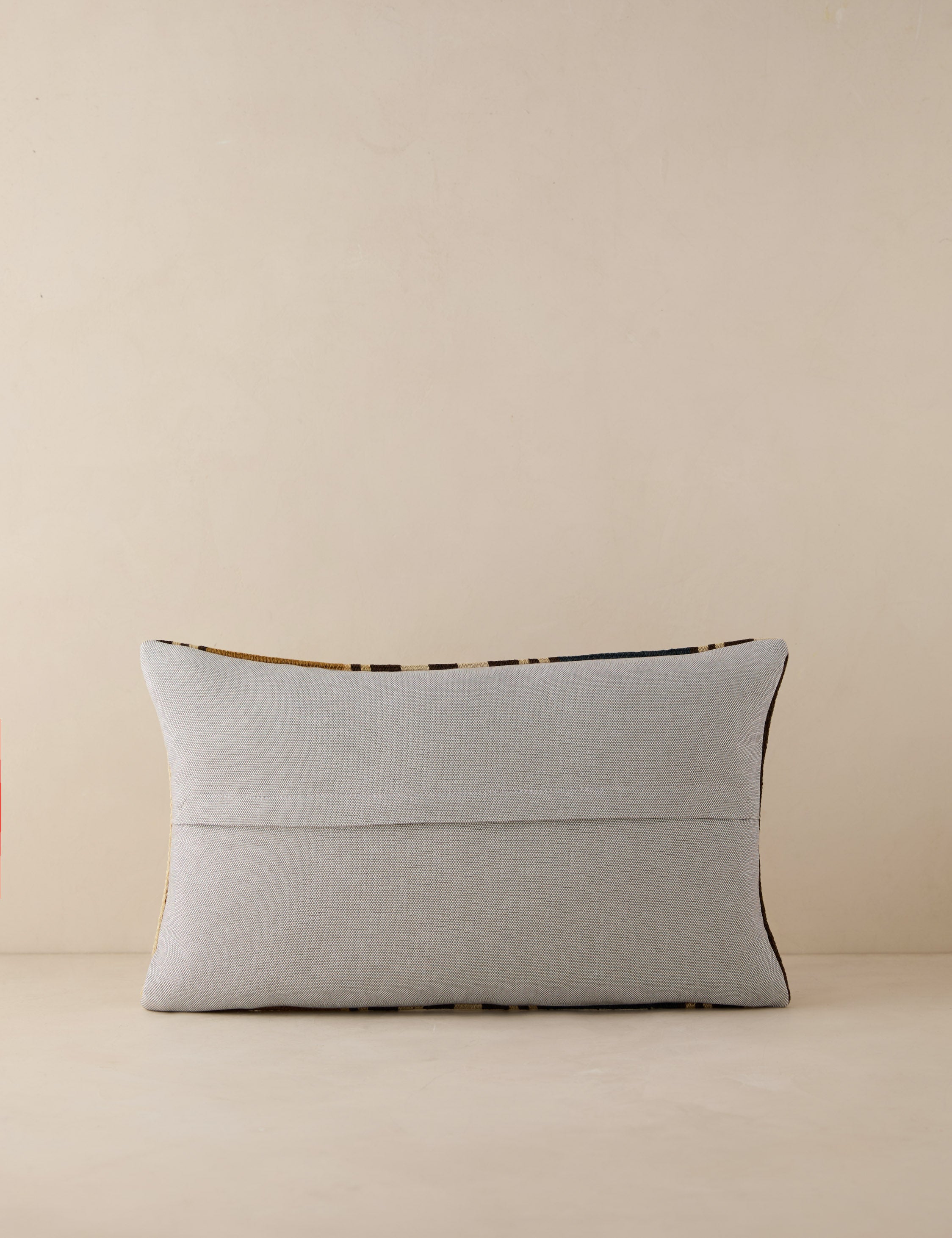 Lulu and Georgia - Vintage Lumbar Pillow No. 204, 12" x 20"