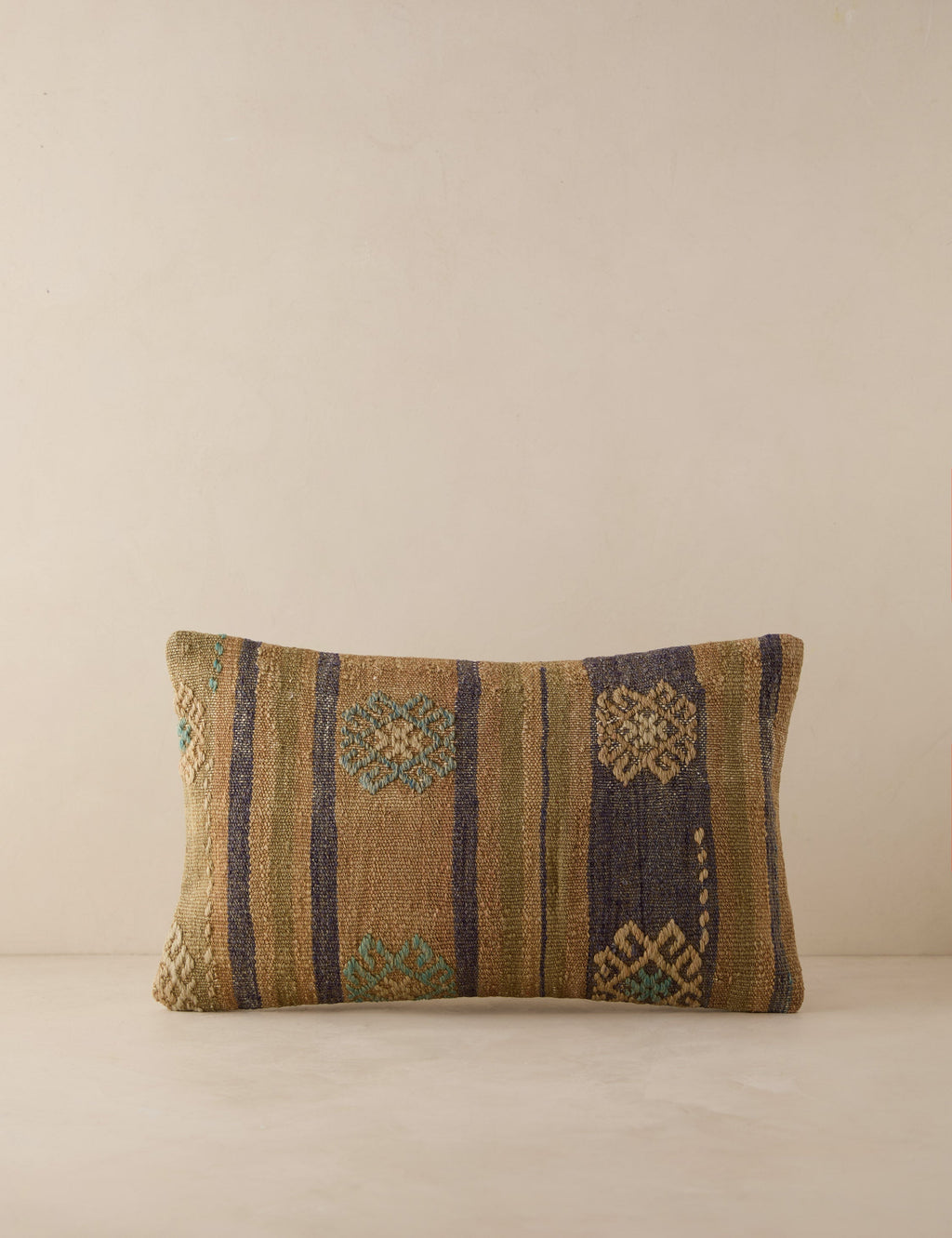 Lulu and Georgia - Vintage Lumbar Pillow No. 209, 12" x 20"