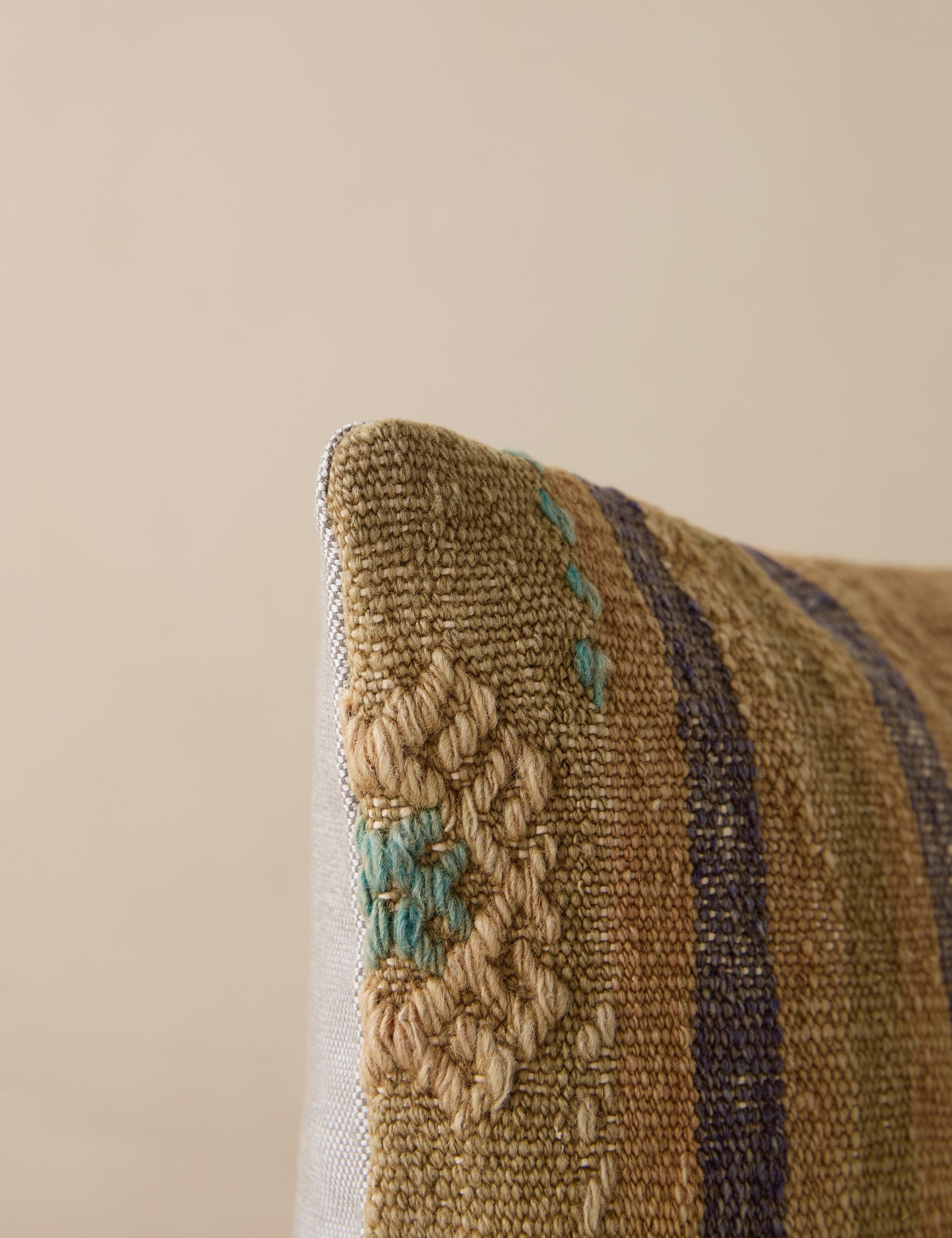Lulu and Georgia - Vintage Lumbar Pillow No. 209, 12" x 20"