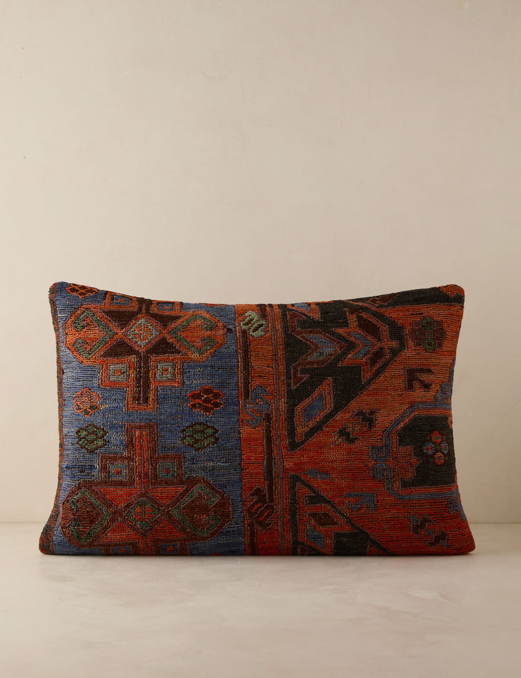Lulu and Georgia - Vintage Lumbar Pillow No. 227, 16" x 24"