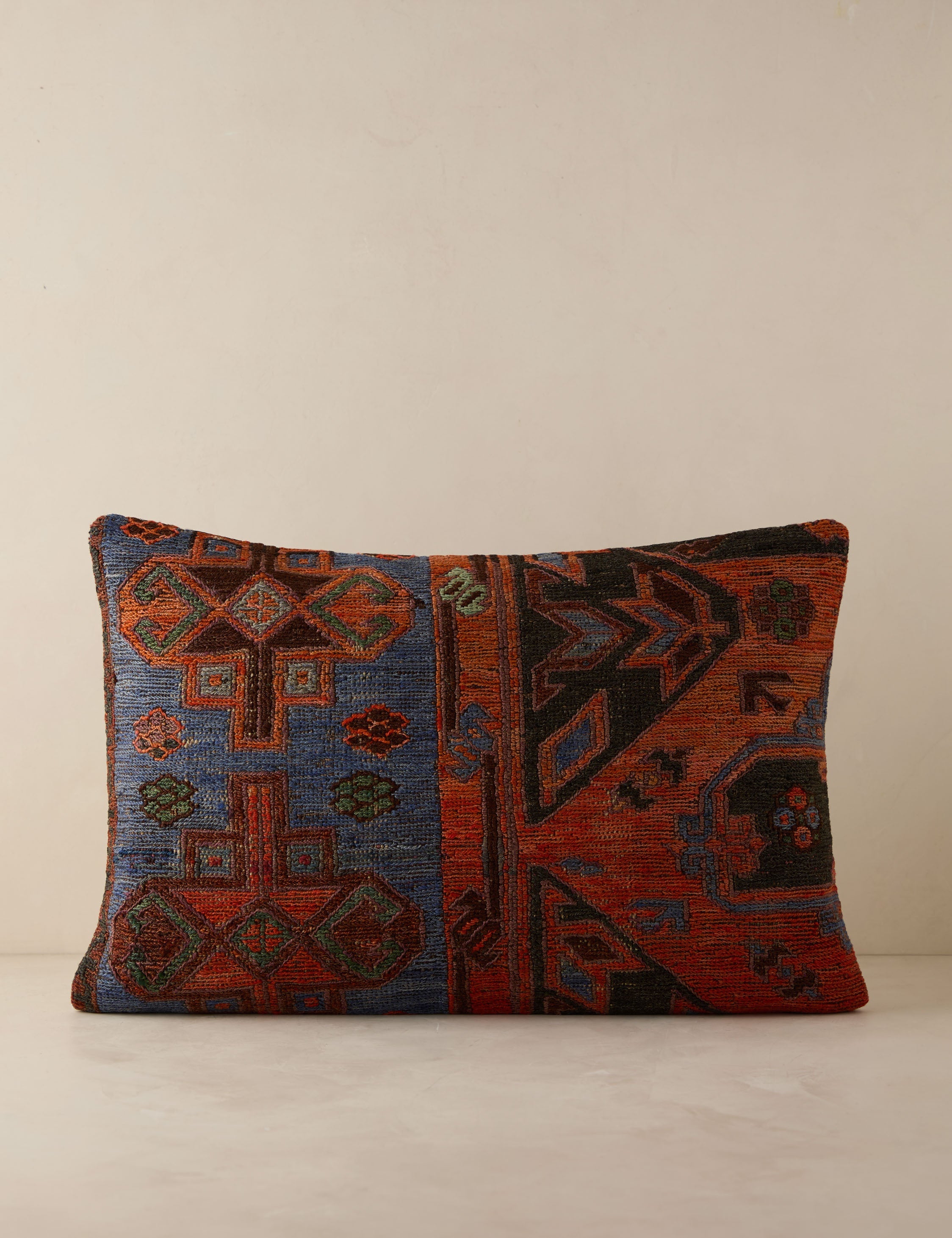 Lulu and Georgia - Vintage Lumbar Pillow No. 227, 16" x 24"