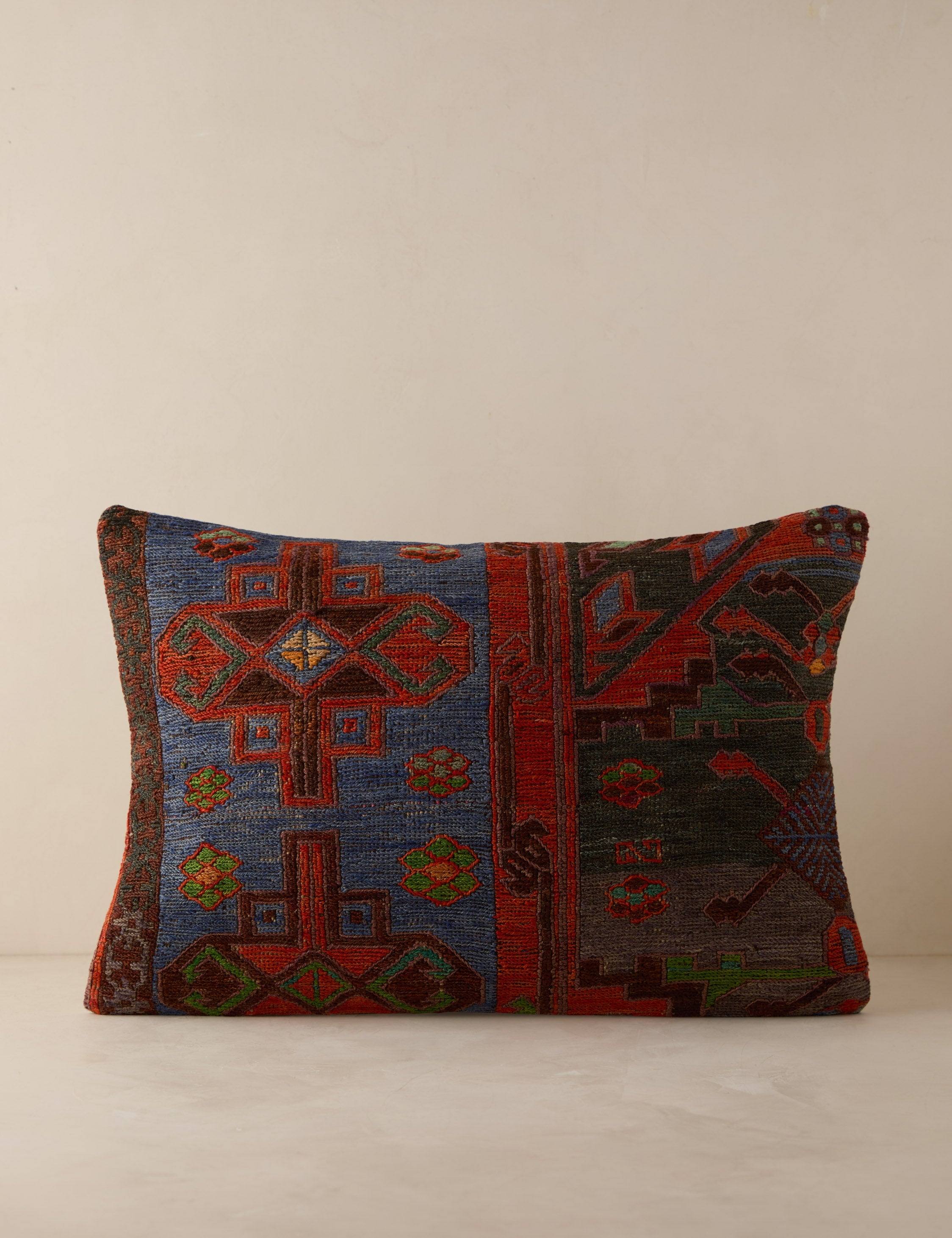 Lulu and Georgia - Vintage Lumbar Pillow No. 232, 16" x 24"