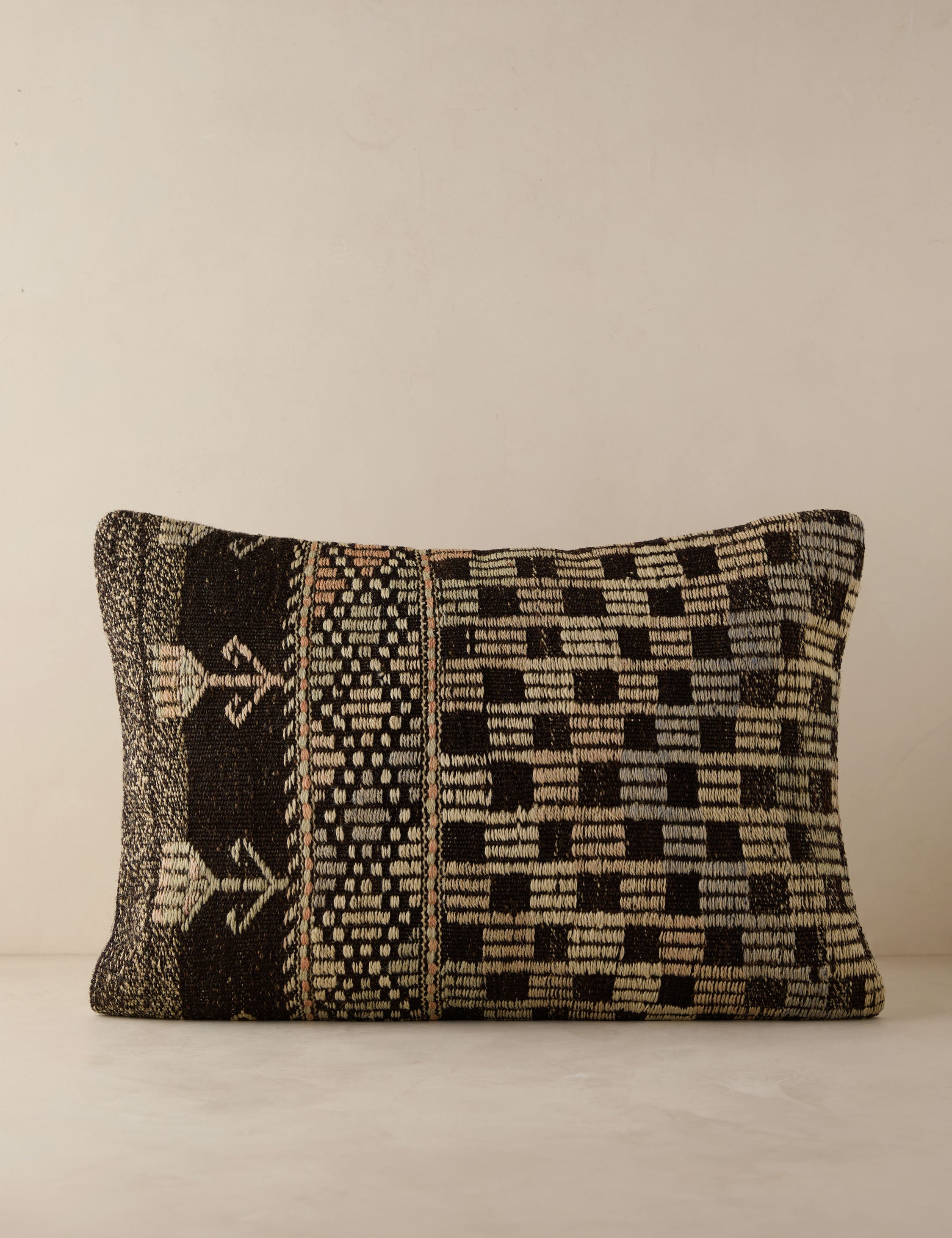 Lulu and Georgia - Vintage Lumbar Pillow No. 234, 16" x 24"