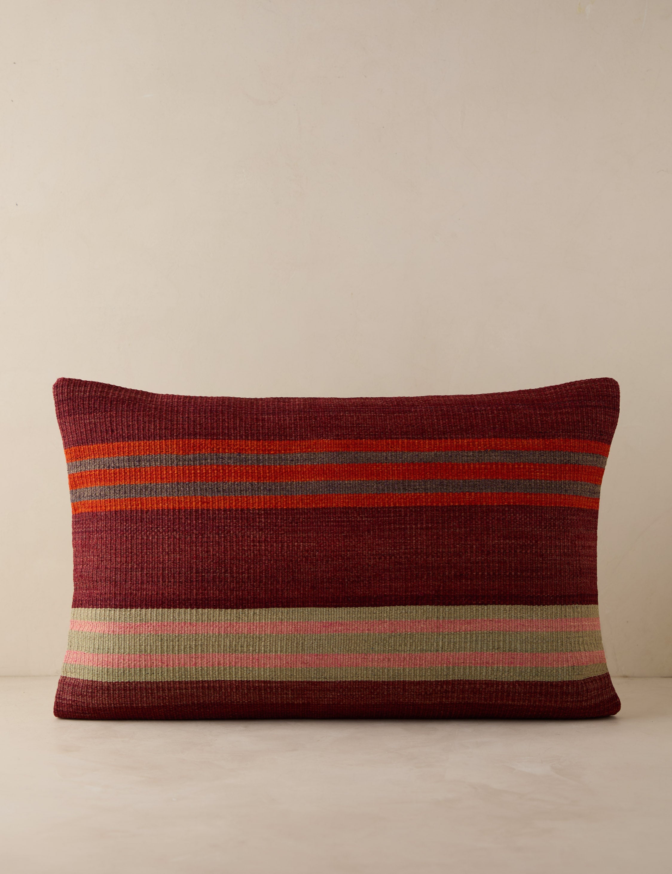 Lulu and Georgia - Vintage Lumbar Pillow No. 247, 16" x 24"
