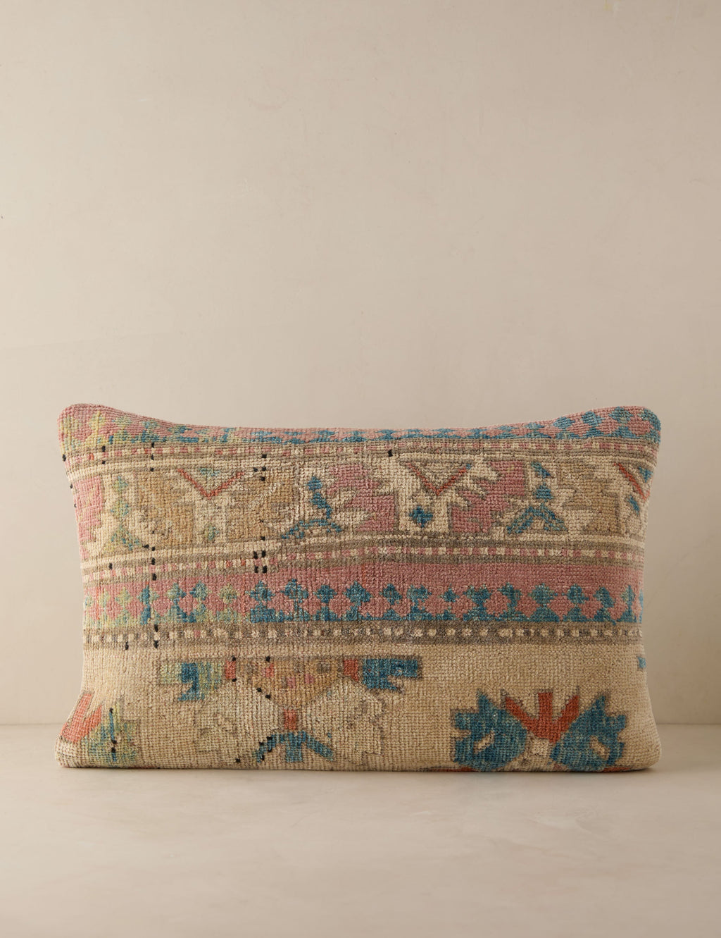 Lulu and Georgia - Vintage Lumbar Pillow No. 250, 16" x 24"