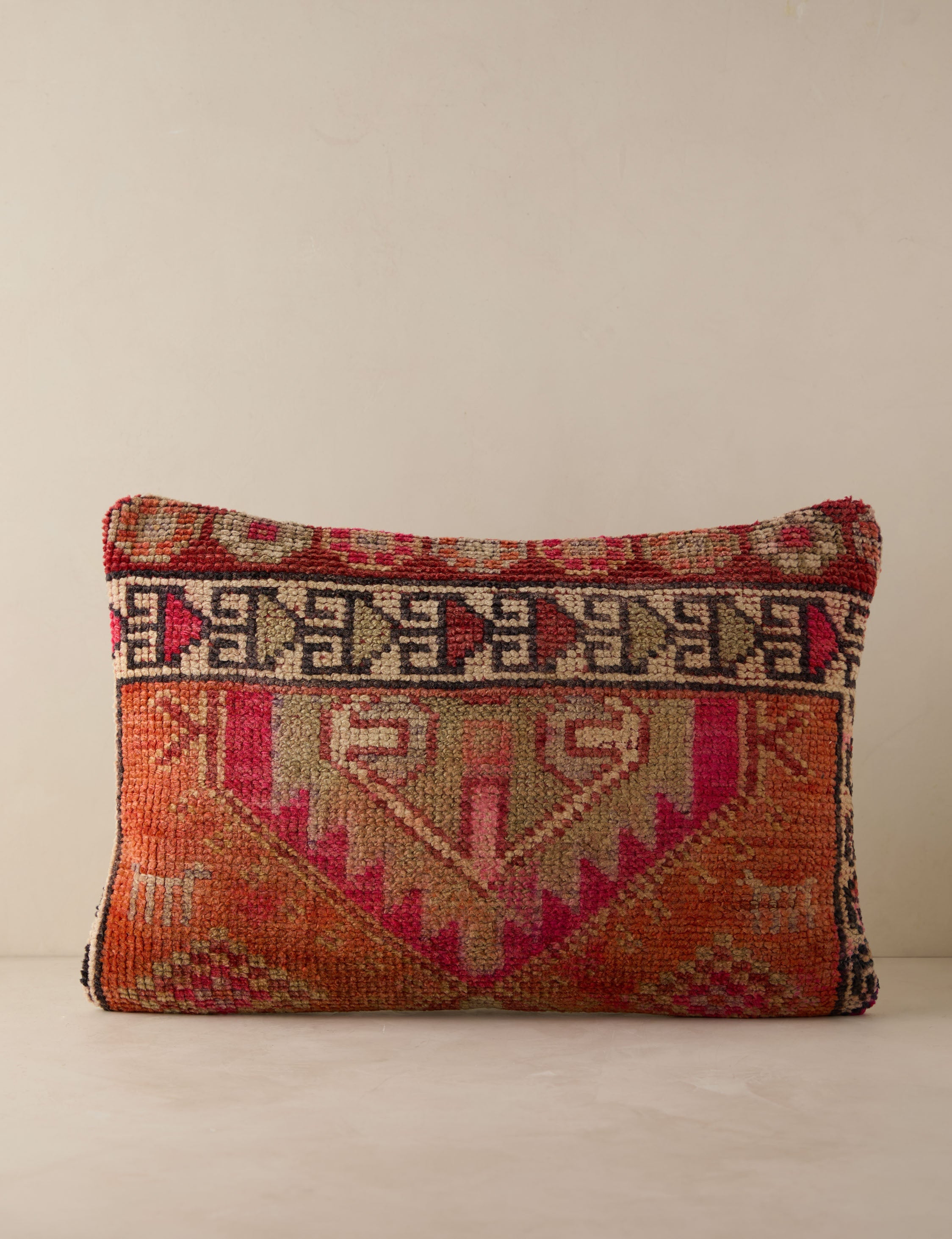 Lulu and Georgia - Vintage Lumbar Pillow No. 256, 16" x 24"