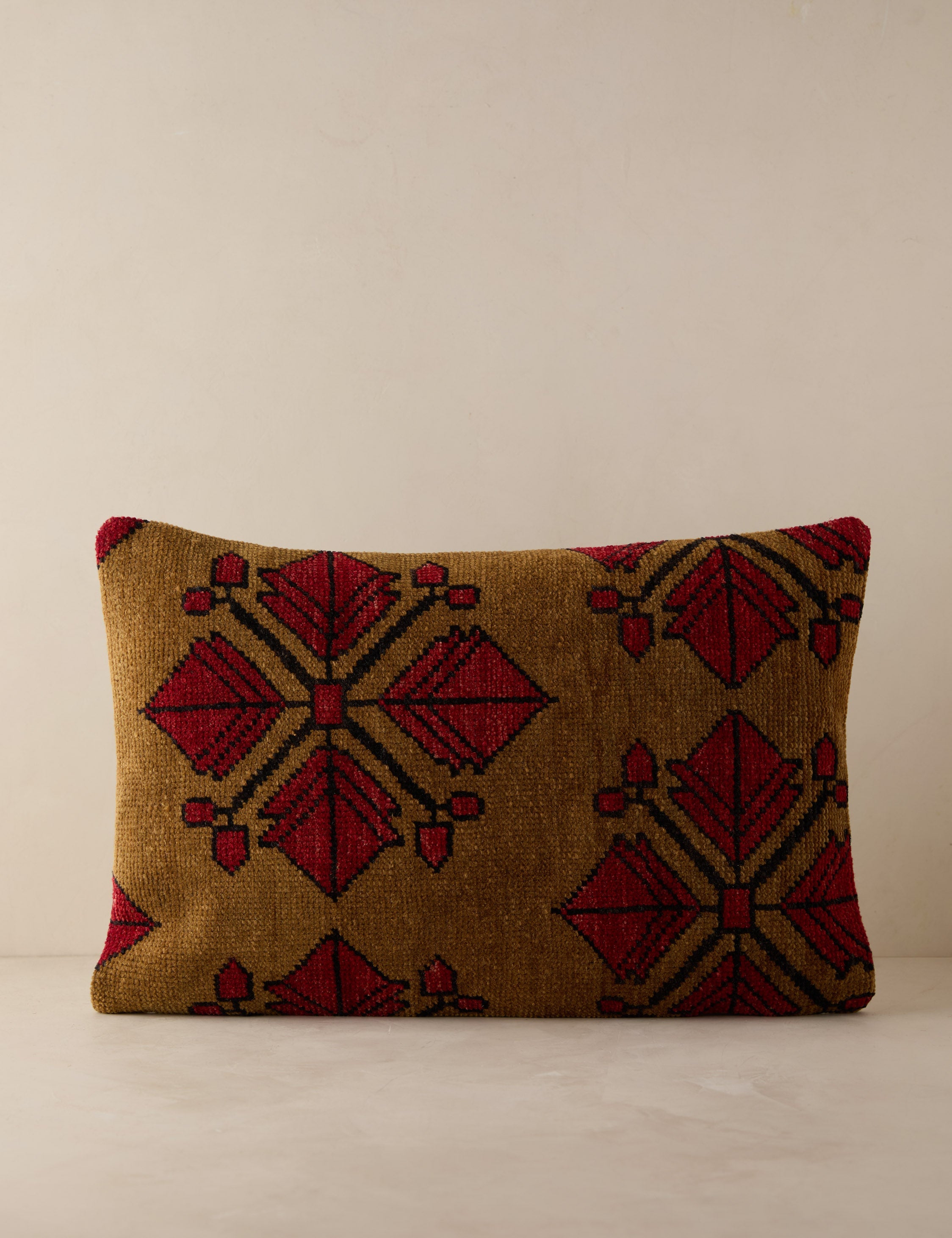 Lulu and Georgia - Vintage Lumbar Pillow No. 257, 16" x 24"