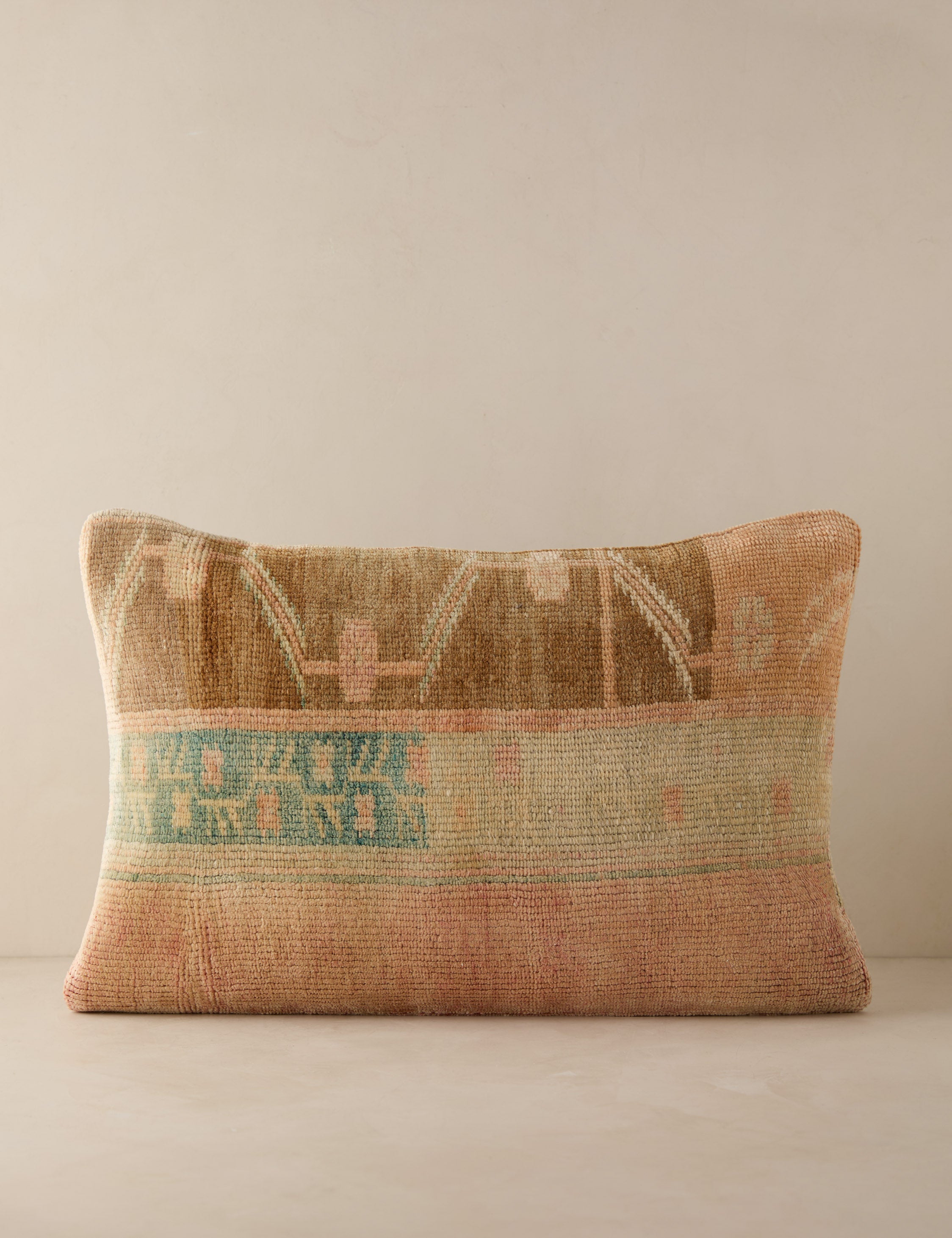 Lulu and Georgia - Vintage Lumbar Pillow No. 258, 16" x 24"