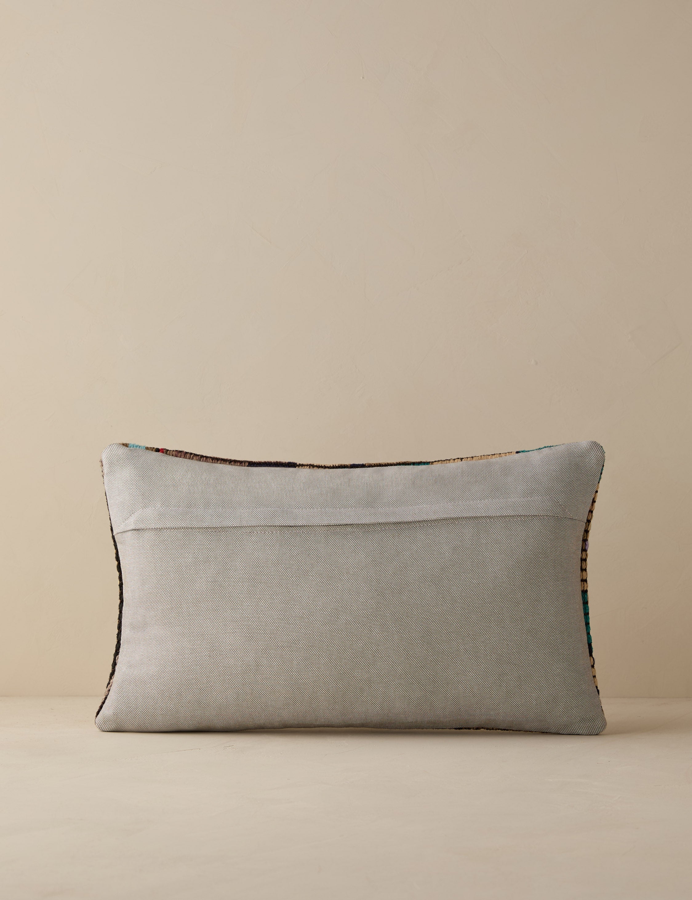 Lulu and Georgia - Vintage Lumbar Pillow No. 259, 12" x 20"