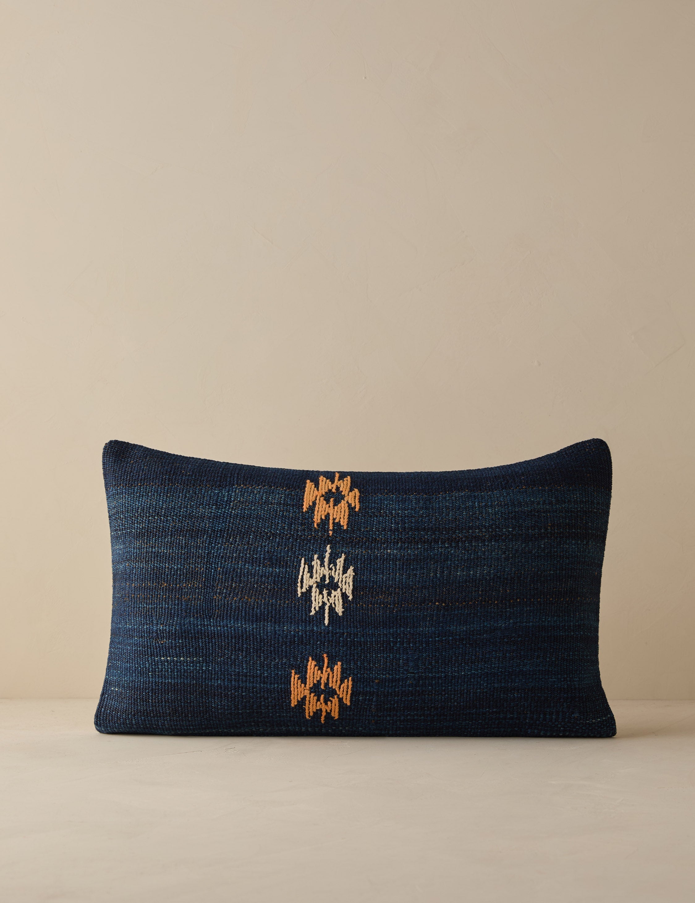 Lulu and Georgia - Vintage Lumbar Pillow No. 266, 12" x 20"