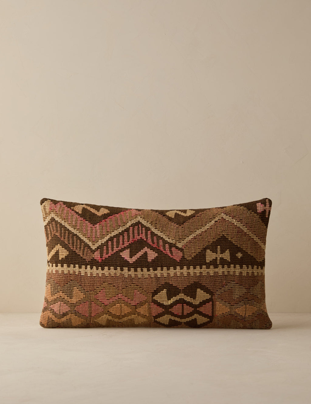 Lulu and Georgia - Vintage Lumbar Pillow No. 267, 12" x 20"