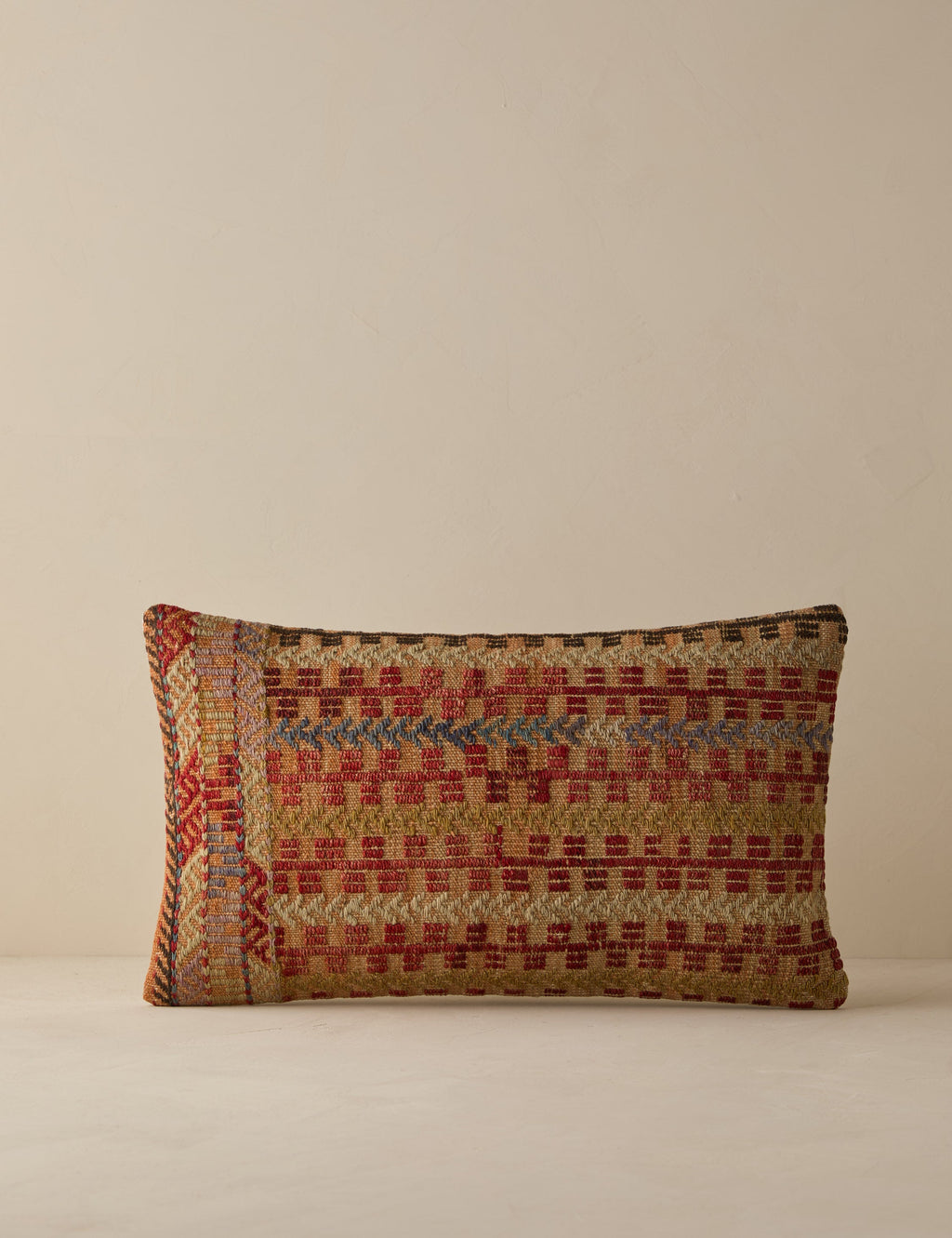 Lulu and Georgia - Vintage Lumbar Pillow No. 269, 12" x 20"