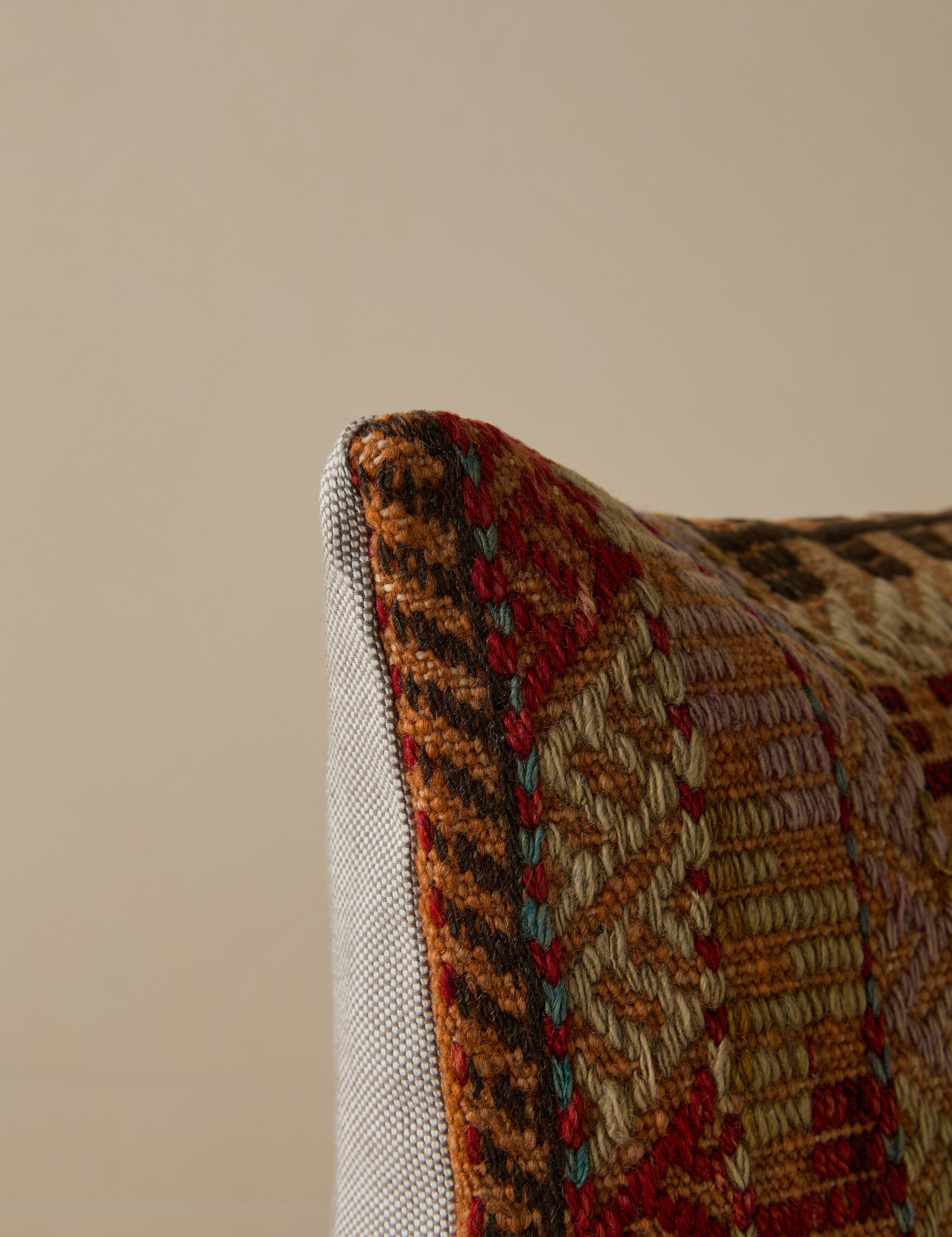 Lulu and Georgia - Vintage Lumbar Pillow No. 269, 12" x 20"