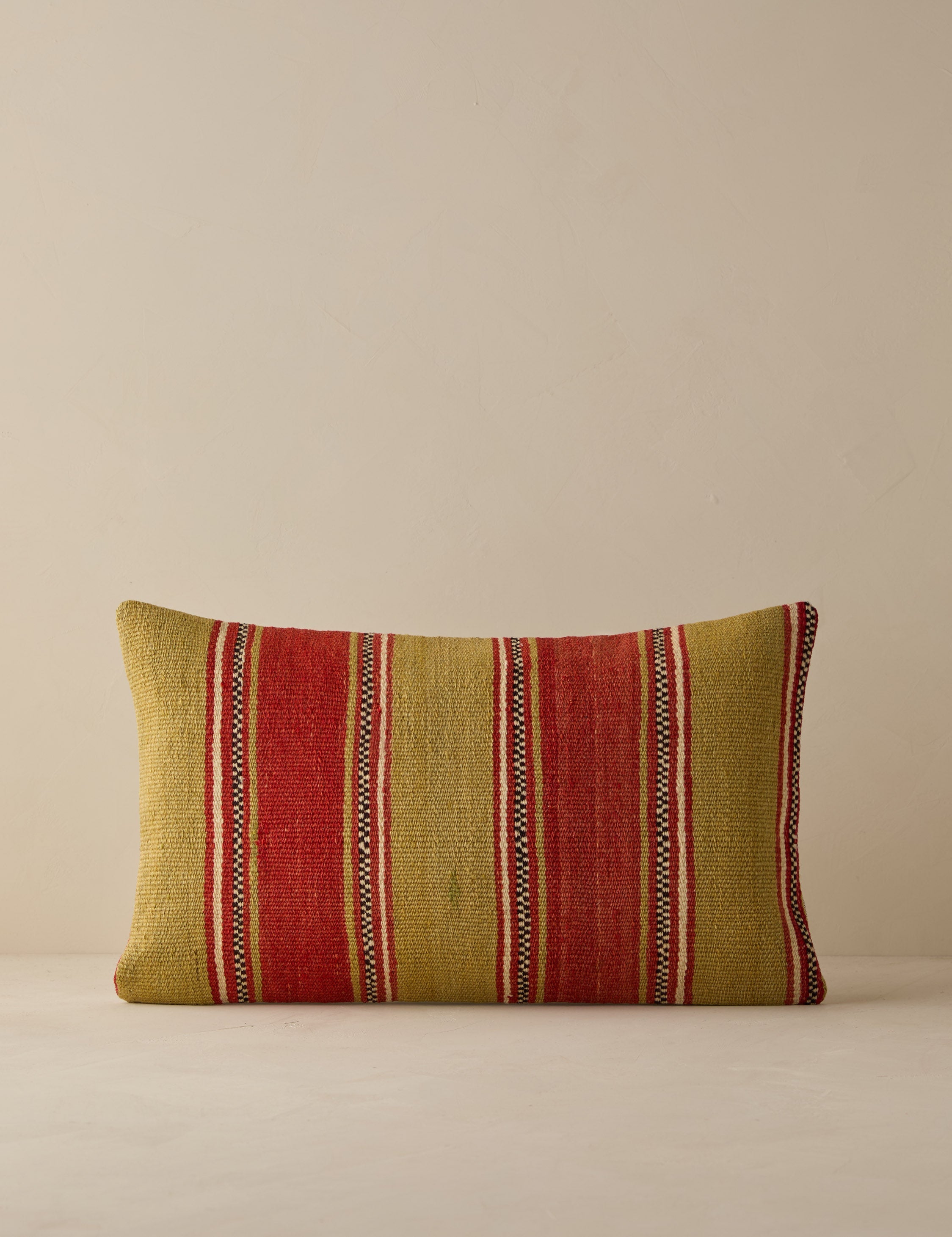 Lulu and Georgia - Vintage Lumbar Pillow No. 273, 12" x 20"