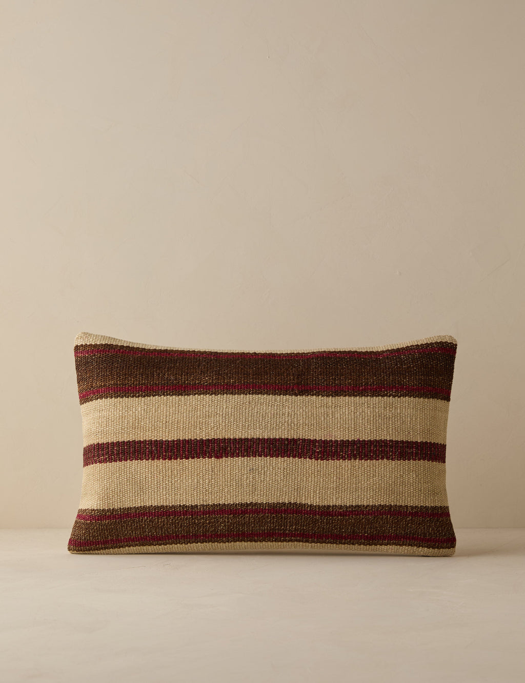 Lulu and Georgia - Vintage Lumbar Pillow No. 277, 12" x 20"