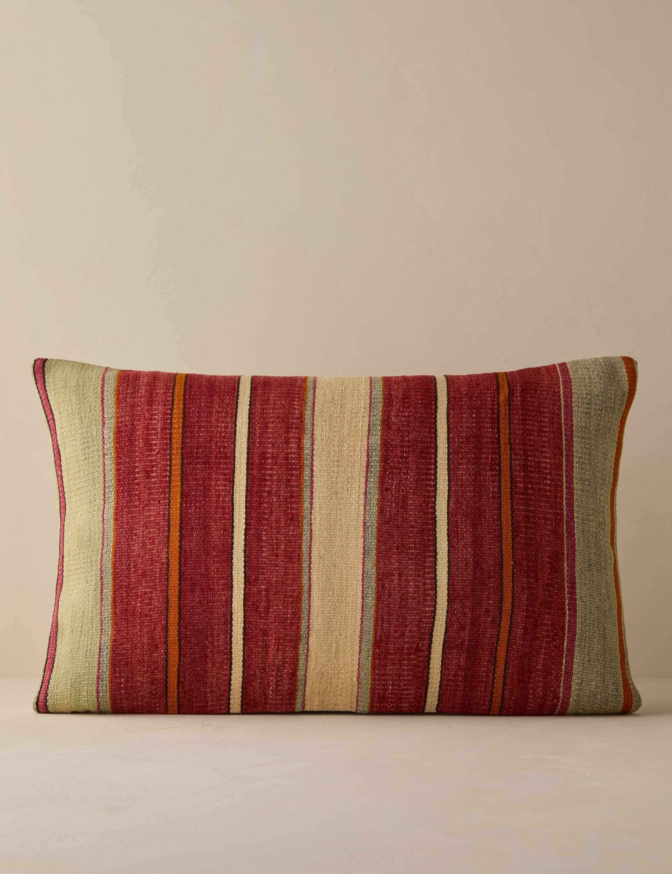 Lulu and Georgia - Vintage Lumbar Pillow No. 283, 16" x 24"