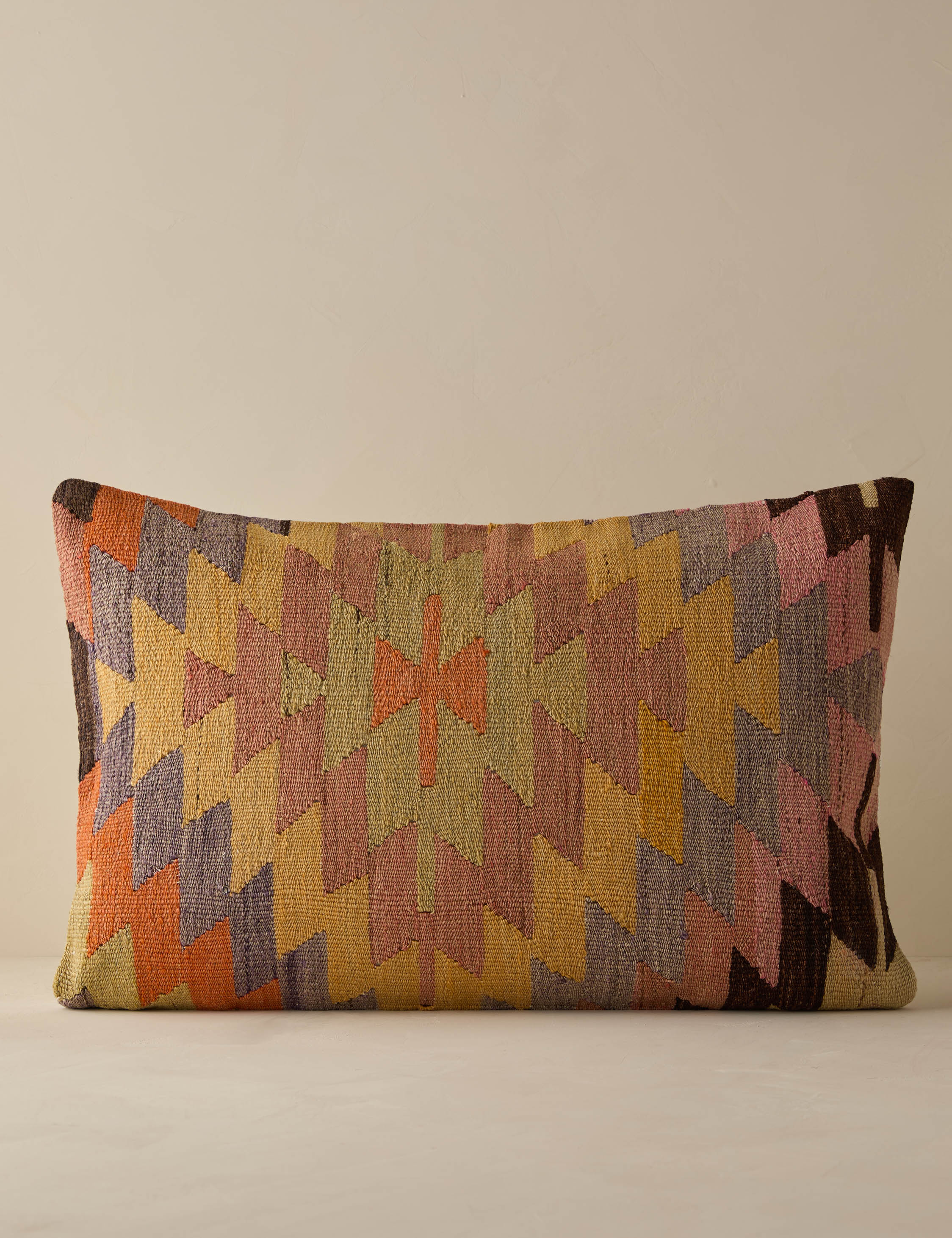 Lulu and Georgia - Vintage Lumbar Pillow No. 299, 16" x 24"