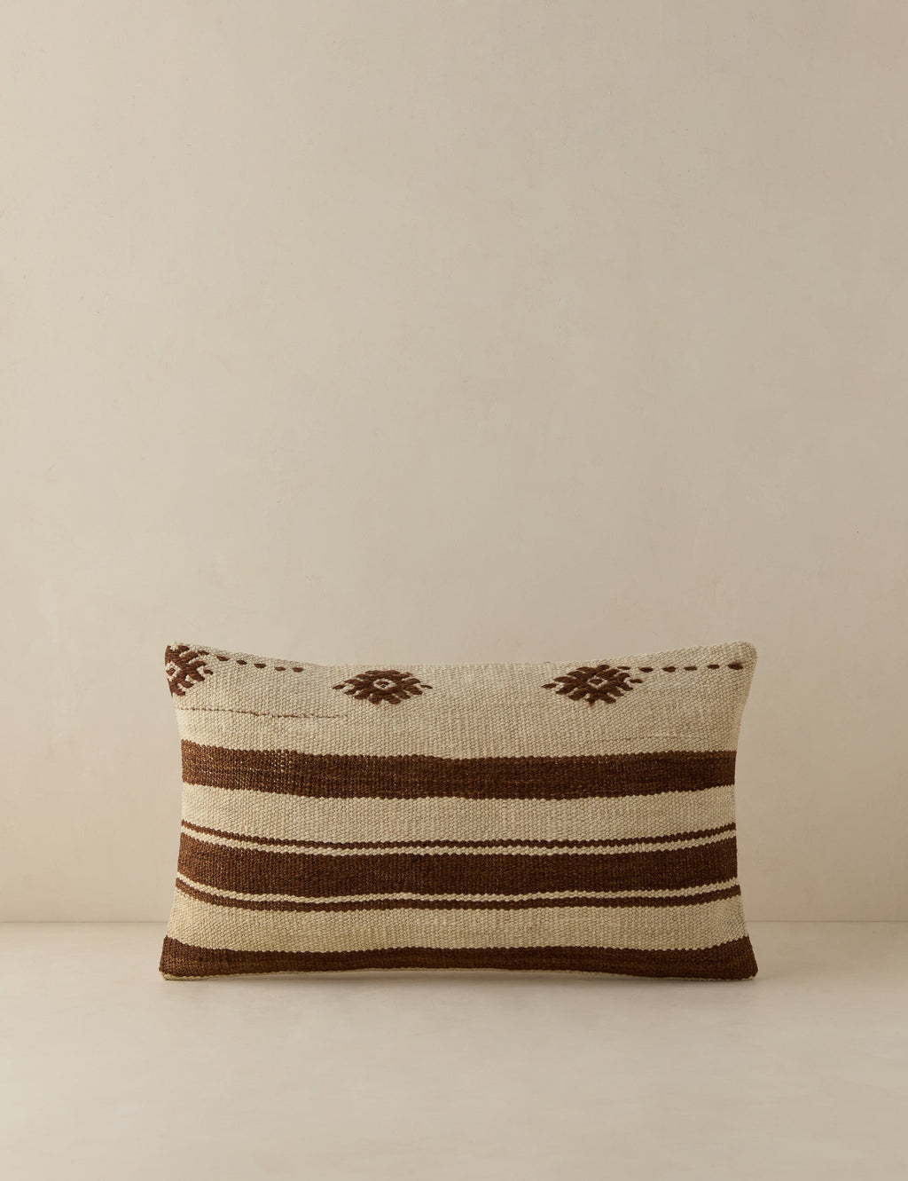 Lulu and Georgia - Vintage Lumbar Pillow No. 130, 12" x 20"