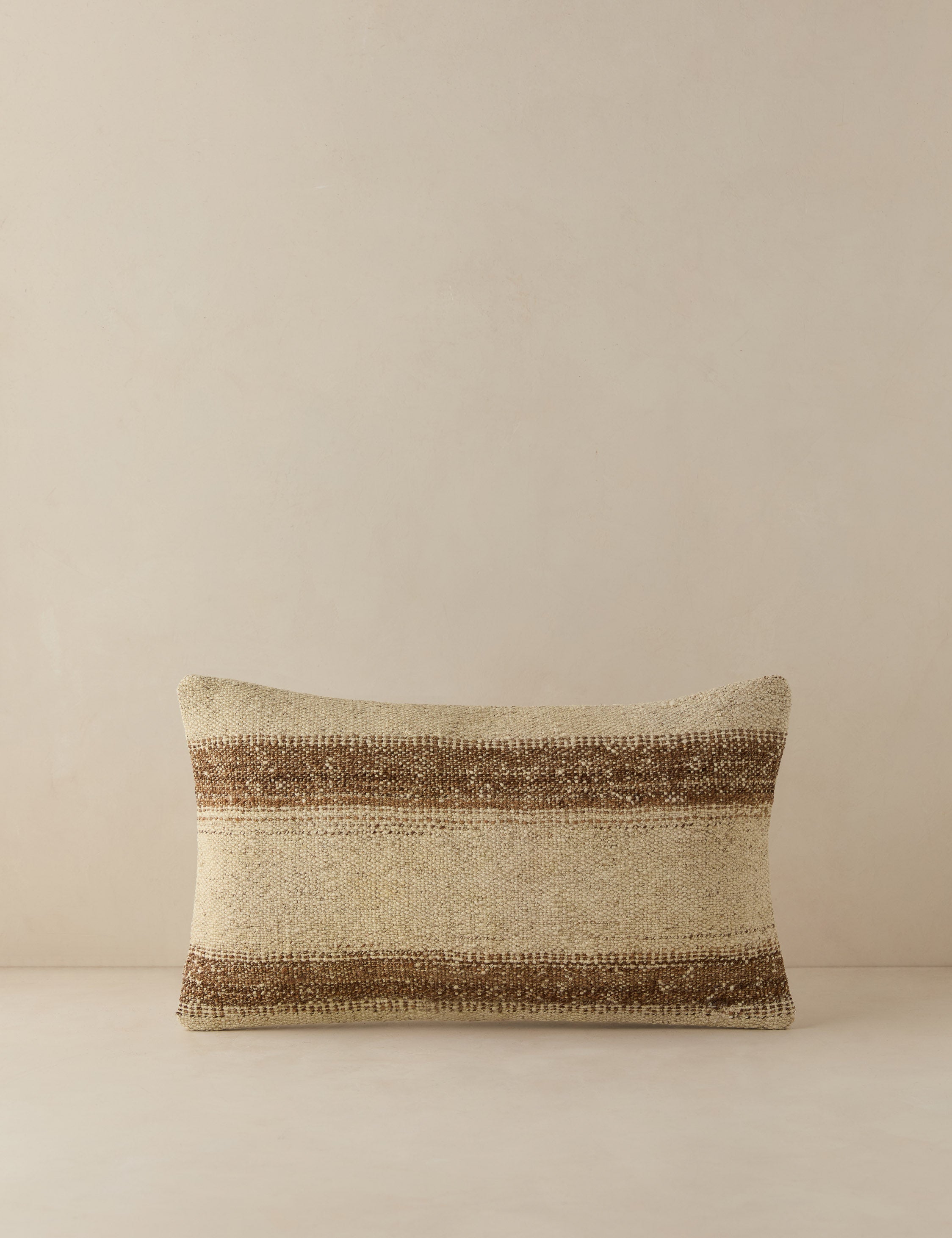 Lulu and Georgia - Vintage Lumbar Pillow No. 131, 12" x 20"