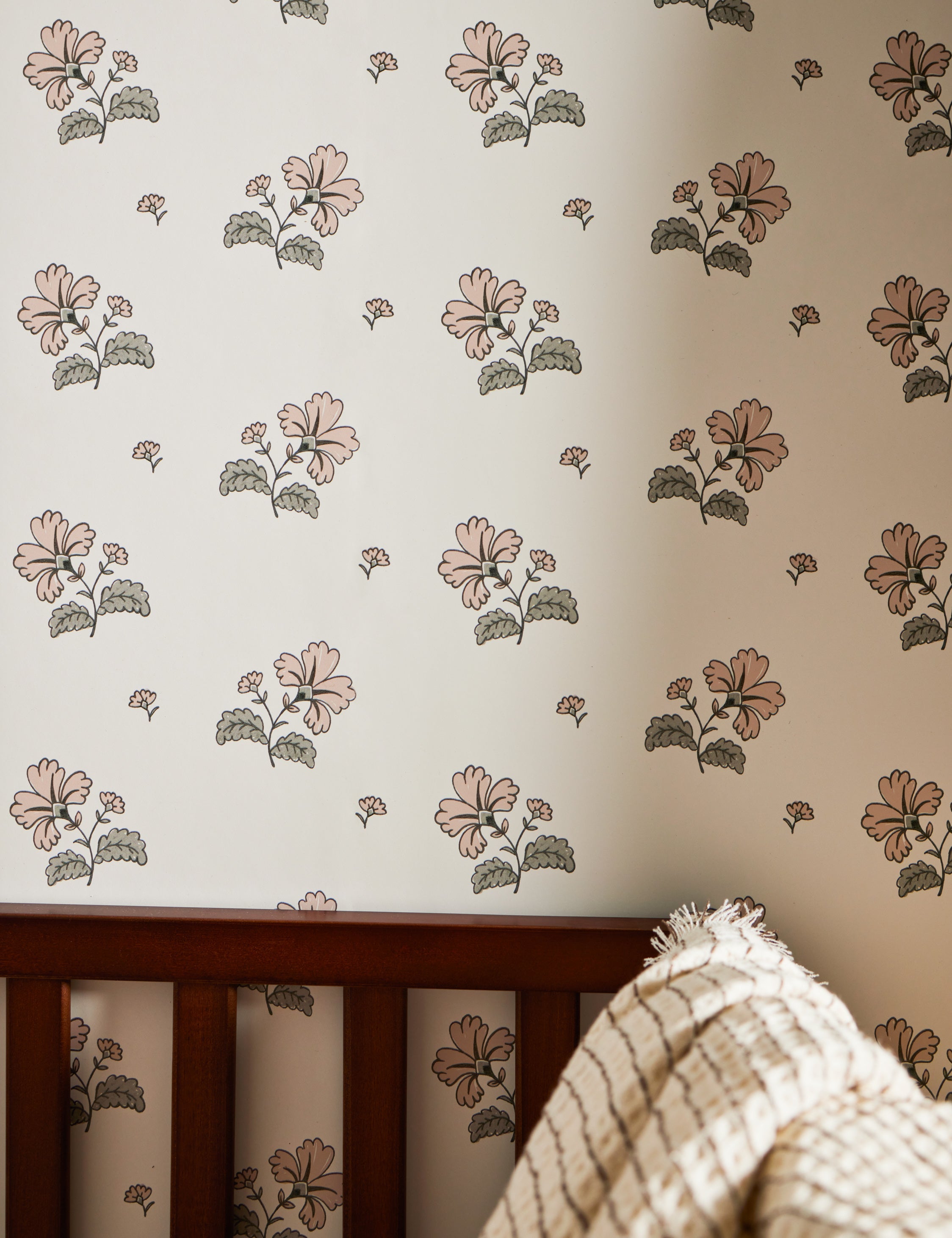 Lulu and Georgia - Vintage Floral Wallpaper by Rylee + Cru