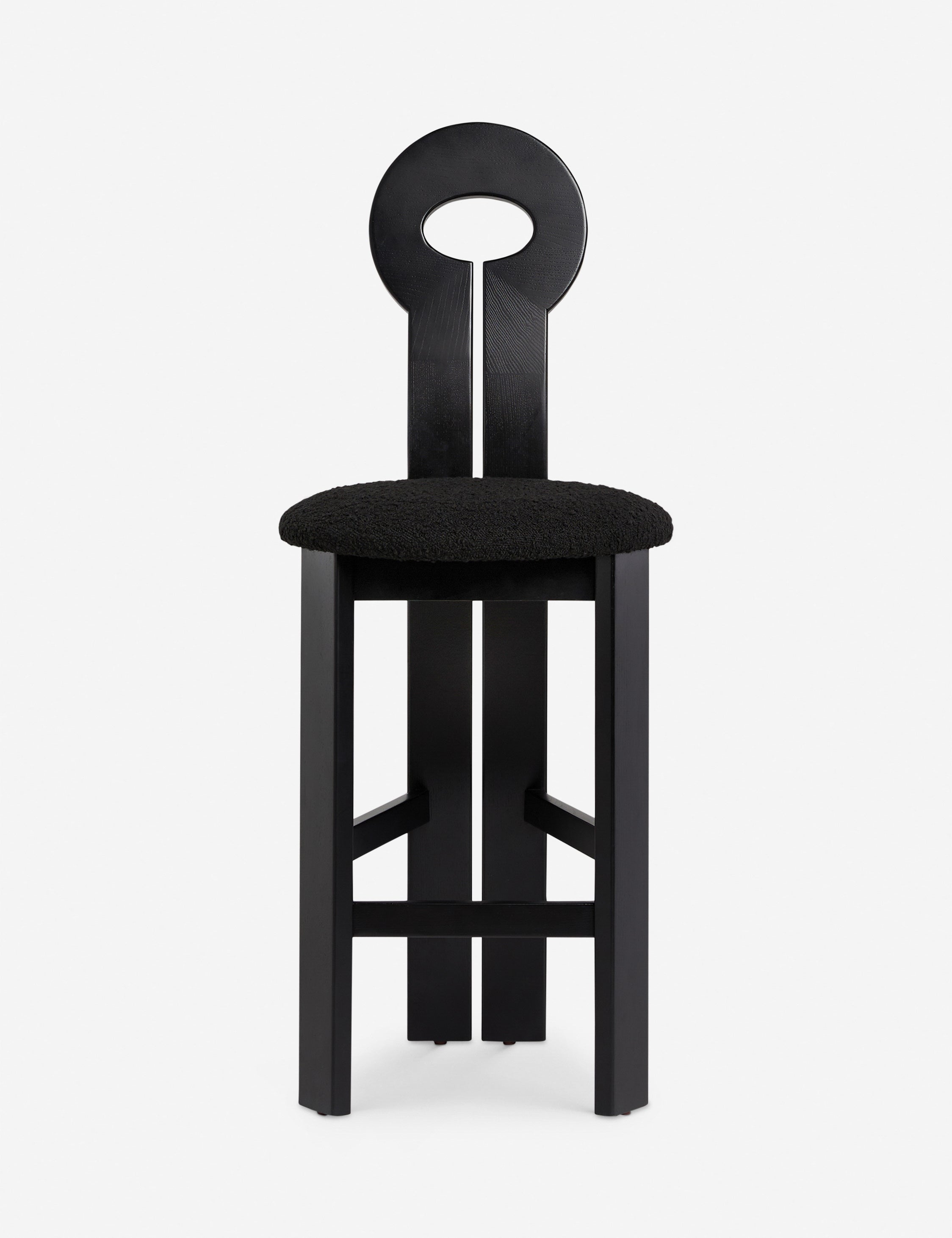 Lulu and Georgia - Open Box: Whit Counter Stool, Black by Sarah Sherman Samuel
