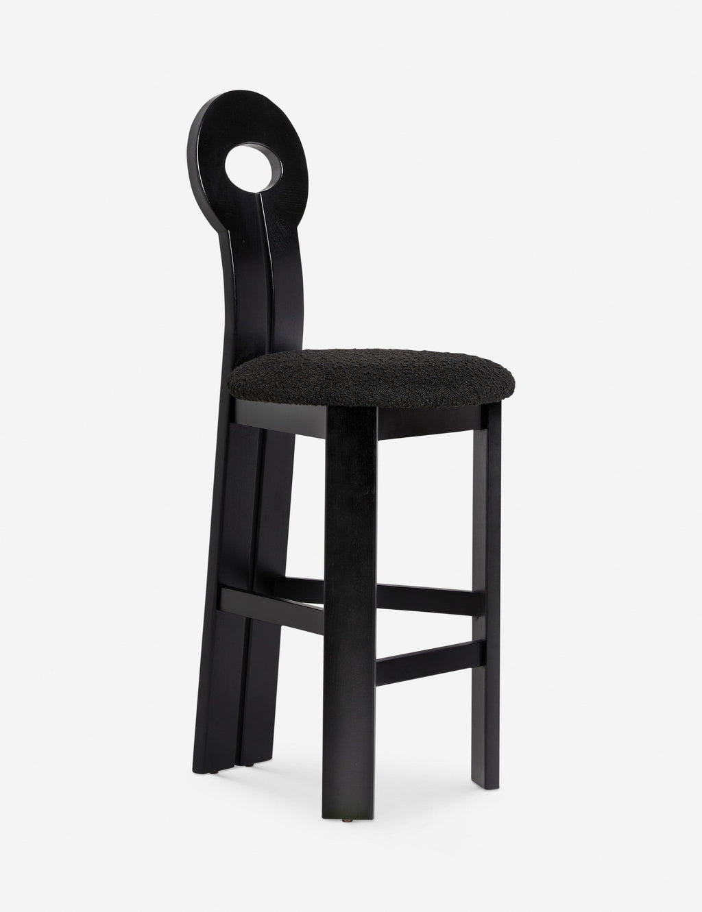 Lulu and Georgia - Open Box: Whit Counter Stool, Black by Sarah Sherman Samuel