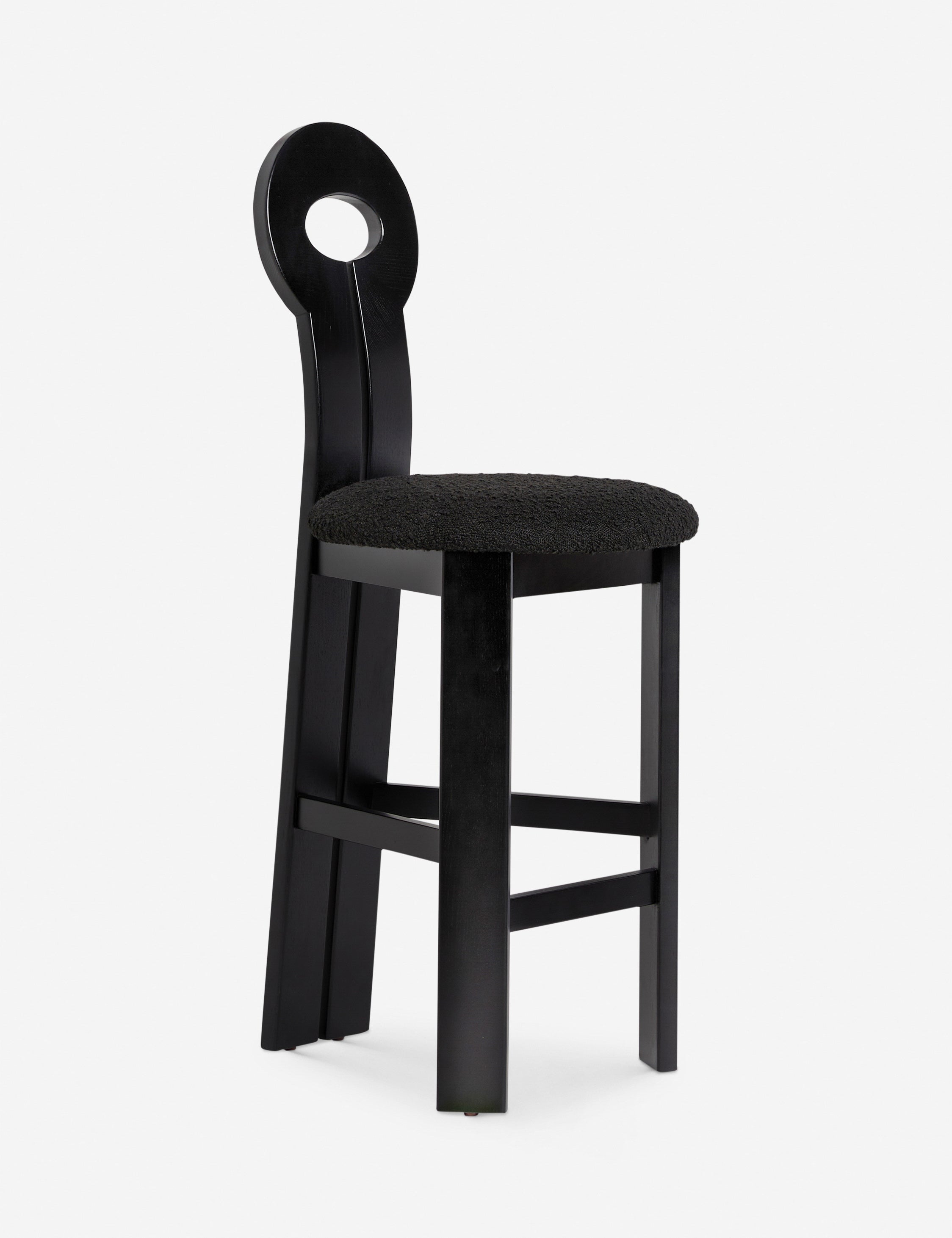 Lulu and Georgia - Open Box: Whit Counter Stool, Black by Sarah Sherman Samuel