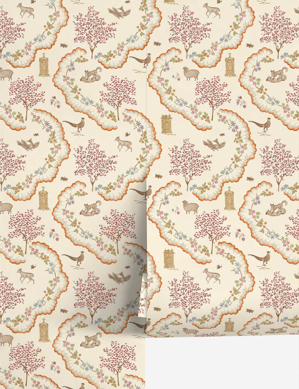 Lulu and Georgia - Wildflower Meadow Wallpaper by Sanderson