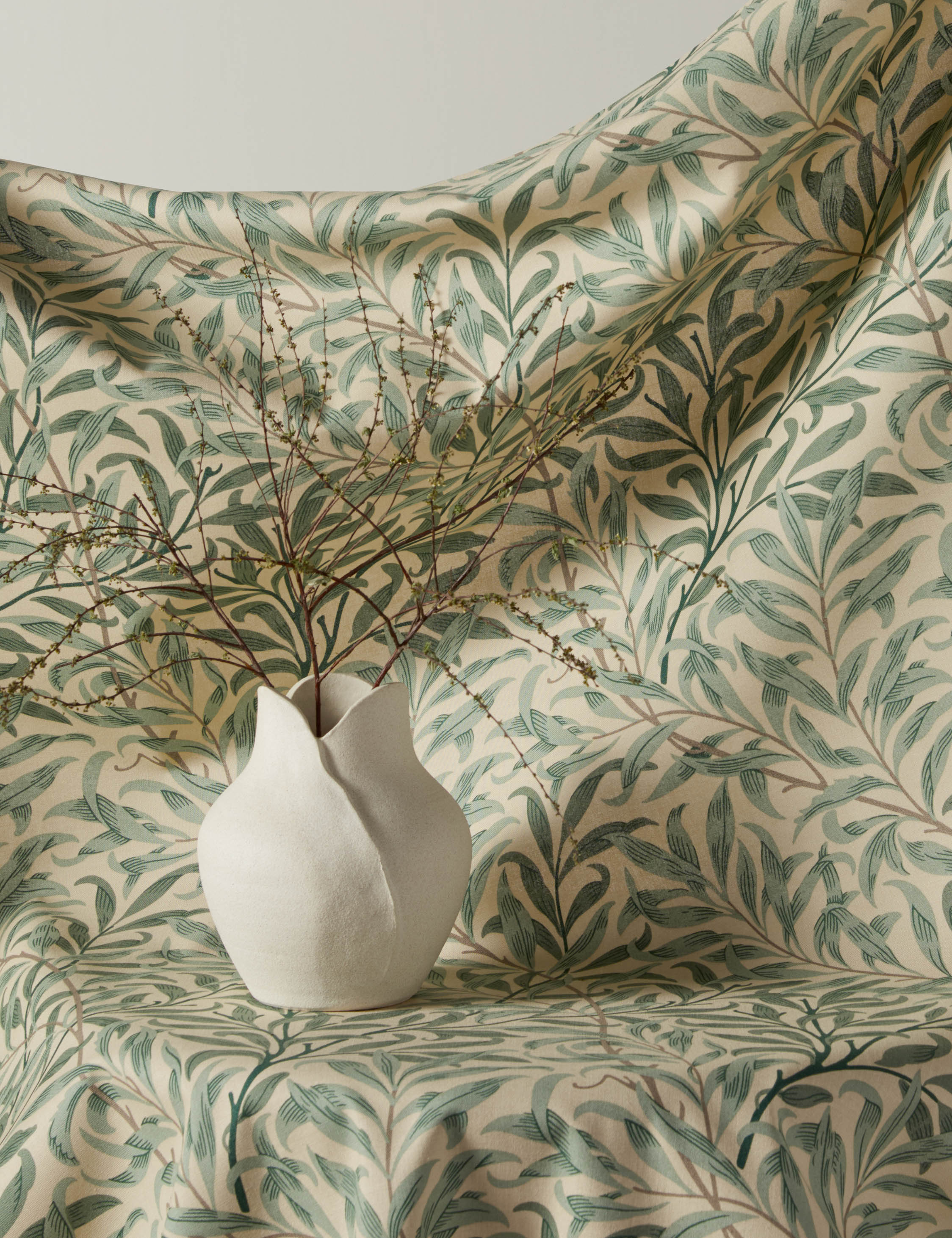 Lulu and Georgia - Willow Boughs Cotton Fabric by Morris & Co.