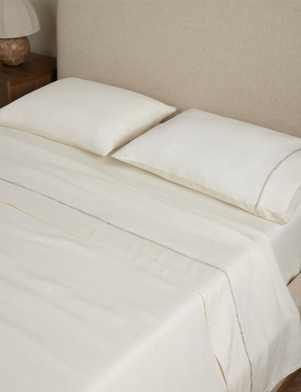 Lulu and Georgia - Yuka European Flax Linen® Bamboo Sheet Set by DISC Interiors