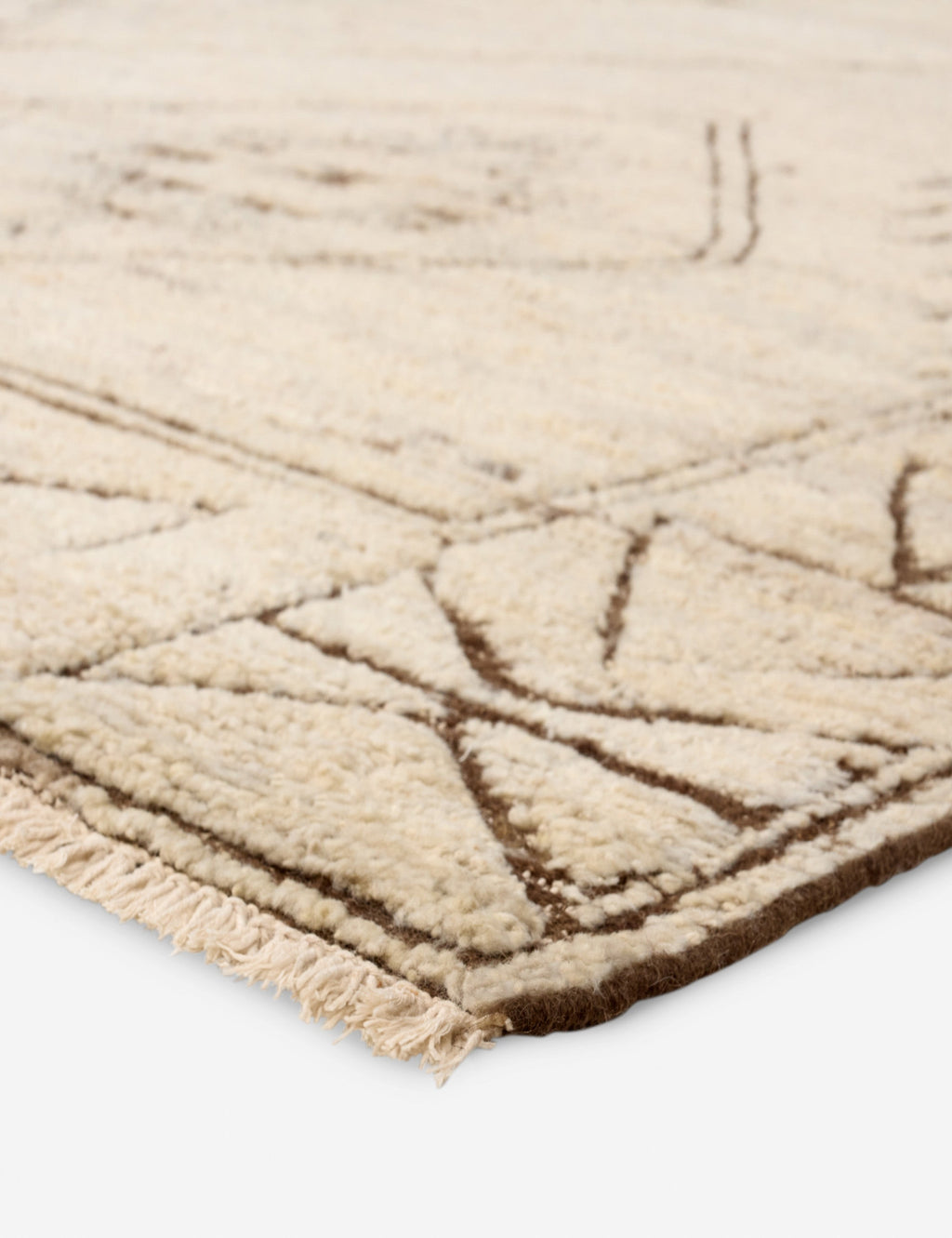 Lulu and Georgia - Bethia Hand - Knotted Wool Moroccan - Style Rug