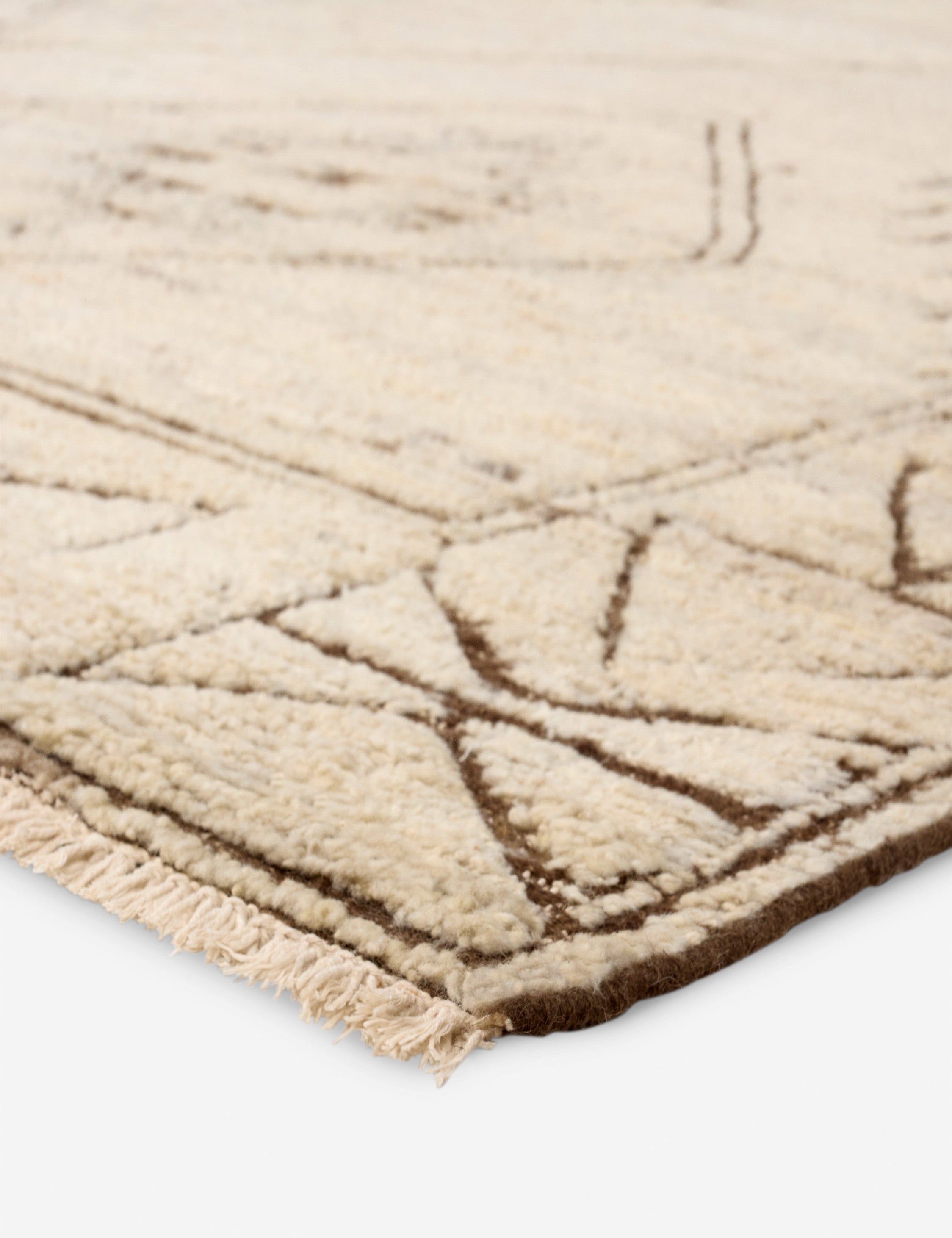 Lulu and Georgia - Bethia Hand - Knotted Wool Moroccan - Style Rug