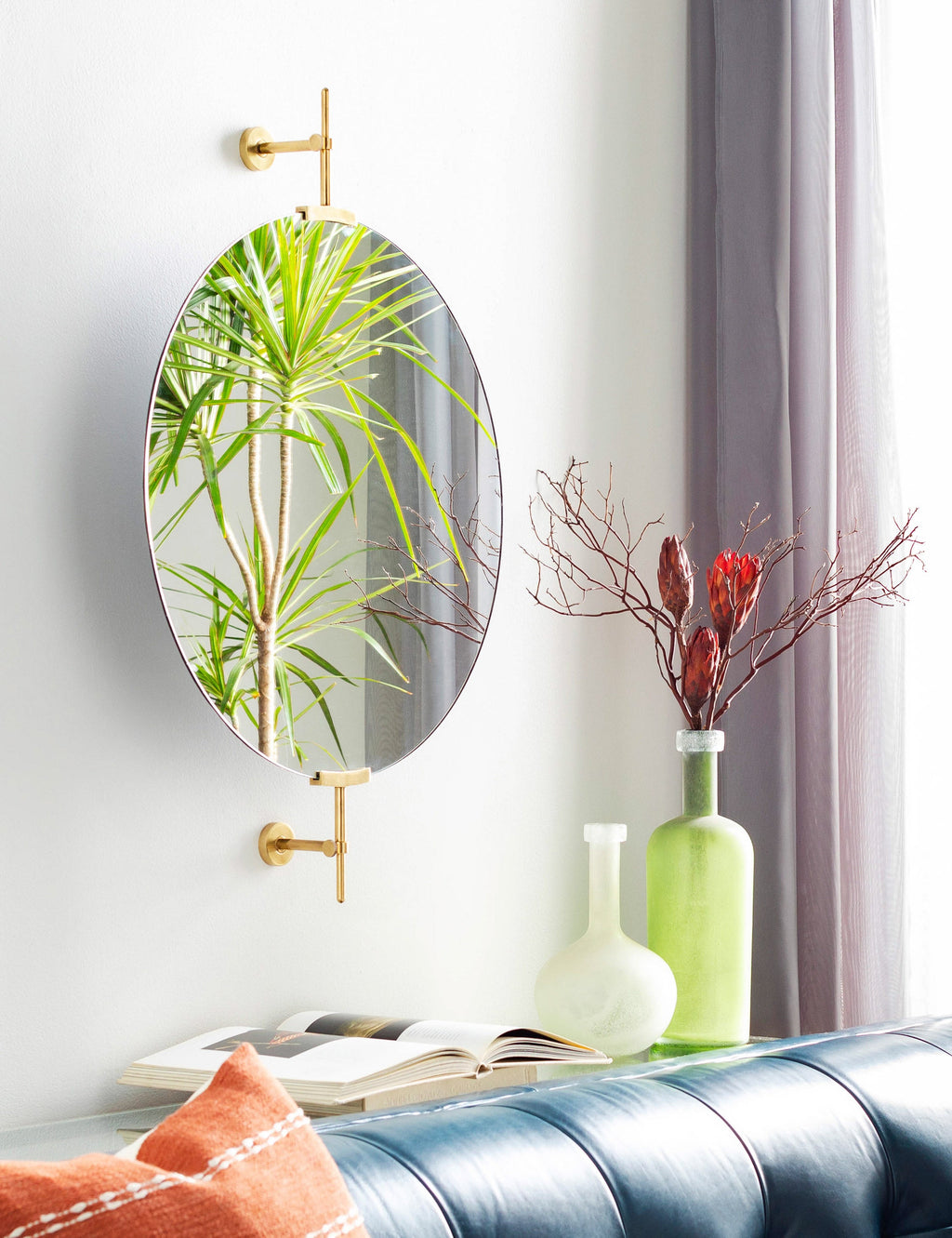 Lulu and Georgia - Melle Round Mirror