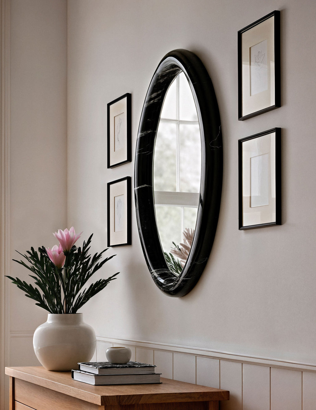 Lulu and Georgia - Fedde Oval Mirror
