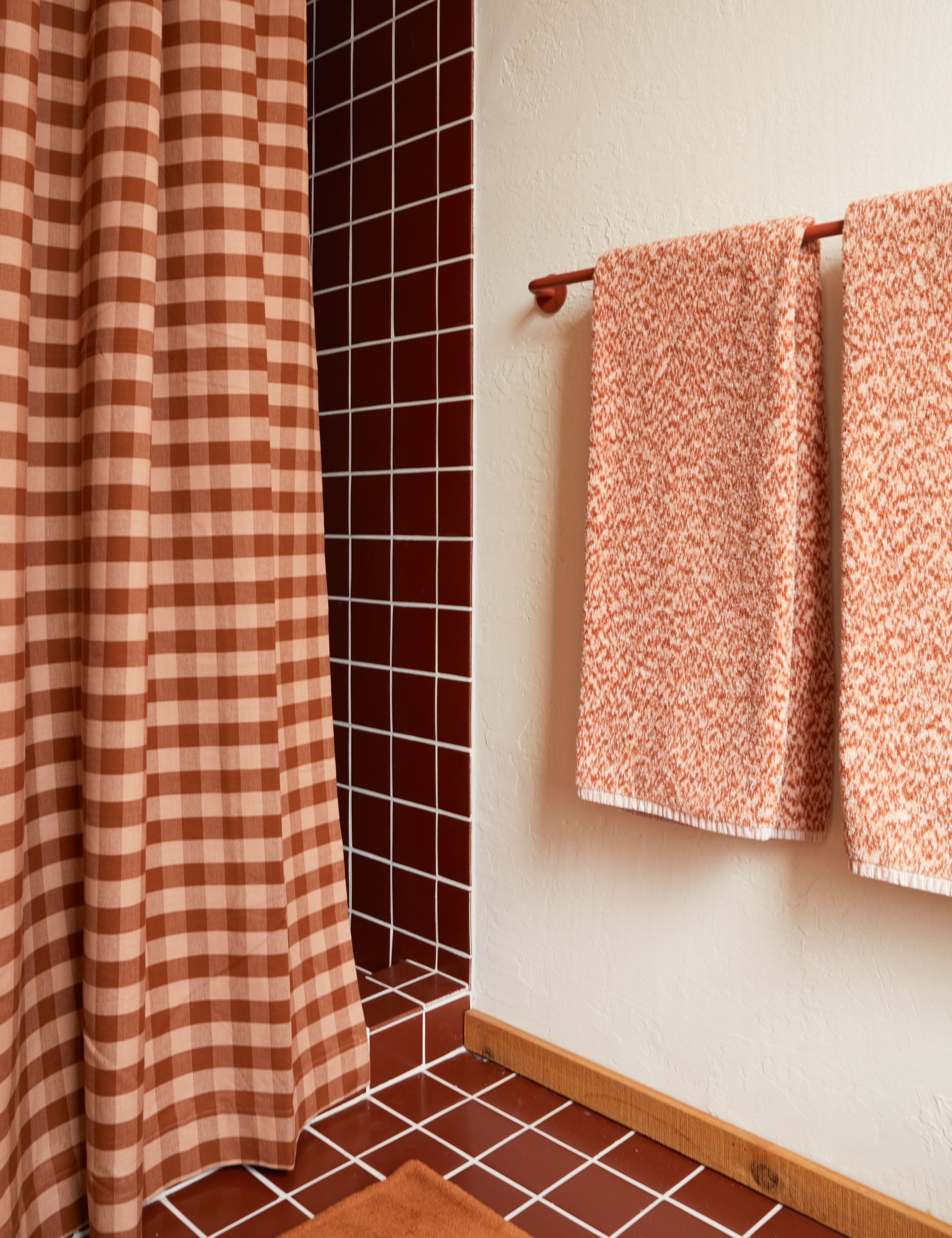 Lulu and Georgia - Gingham Shower Curtain by Hawkins New York